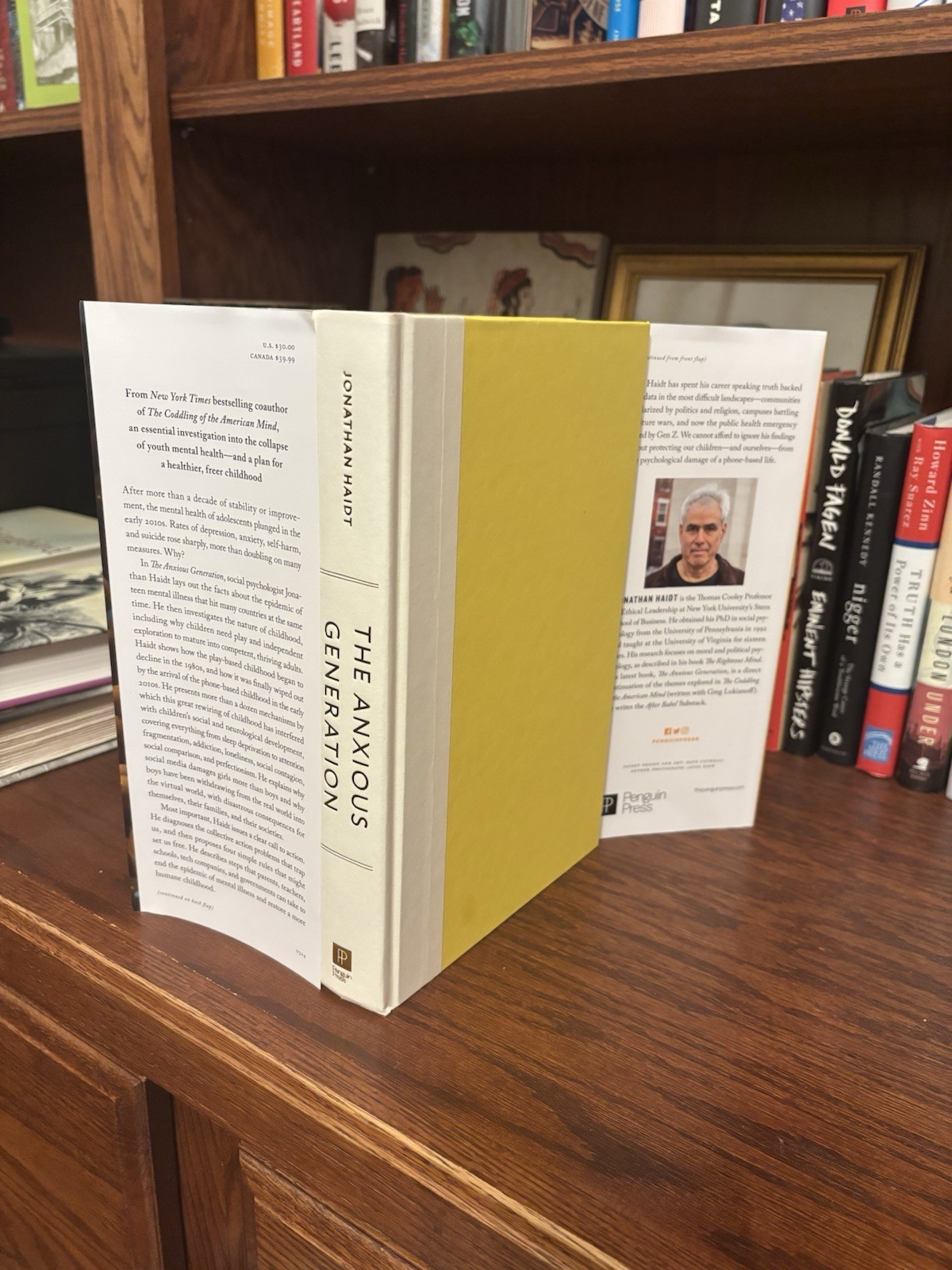 The Anxious Generation. Jonathan Haidt Penguin 2024 Hardcover. Fine Unread