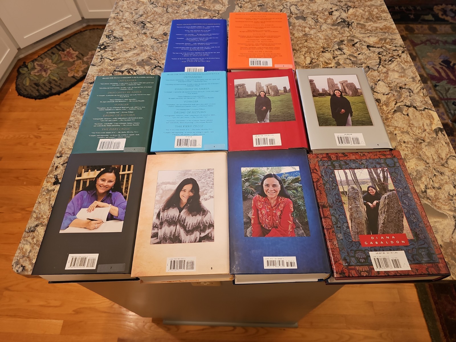 Diana Gabaldon Hardcover Outlander Series Nine Book Set Books 1-9 + Companion