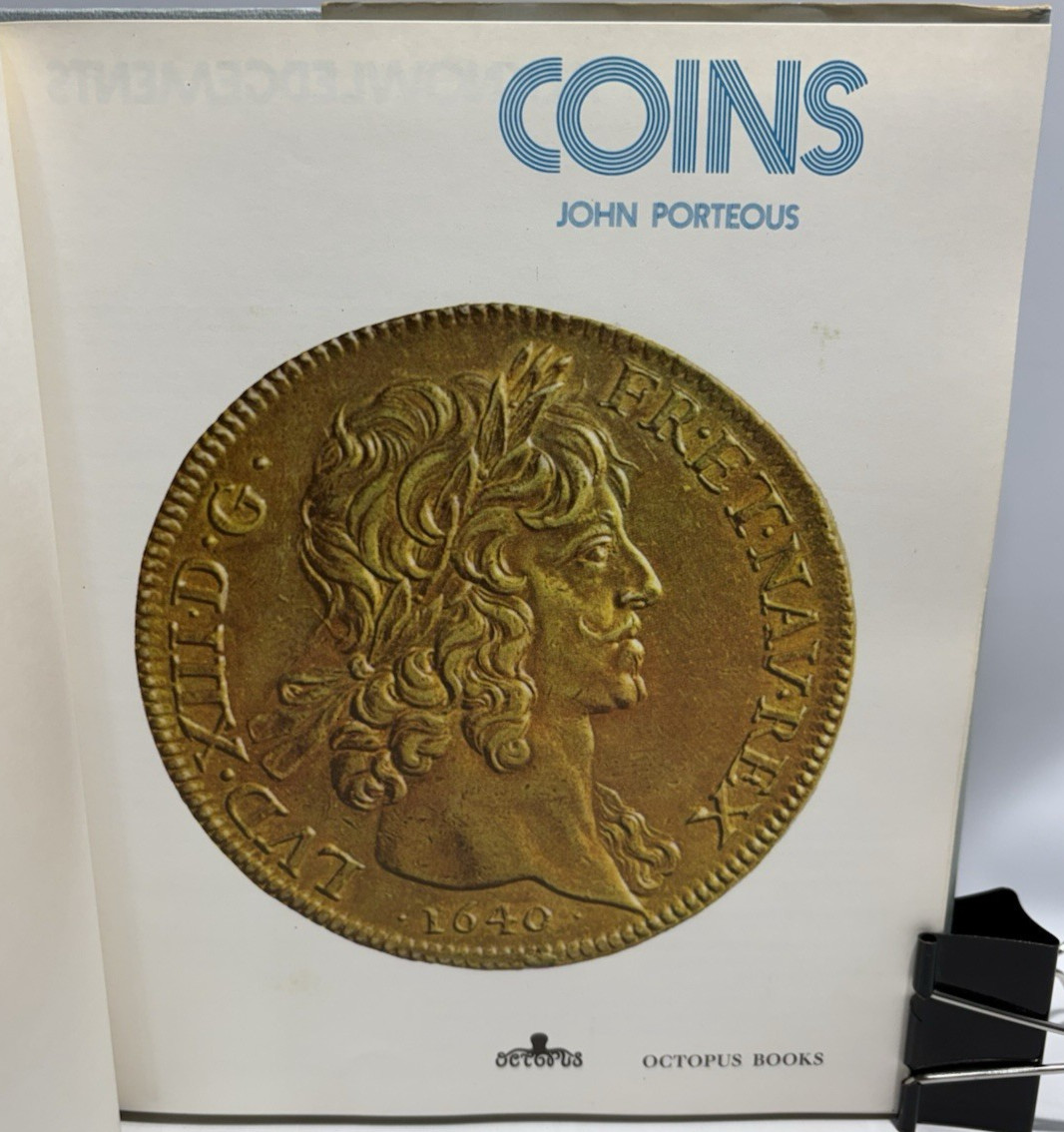 Coins by John Porteous, 183 Illustrations, 1983 Octopus Books