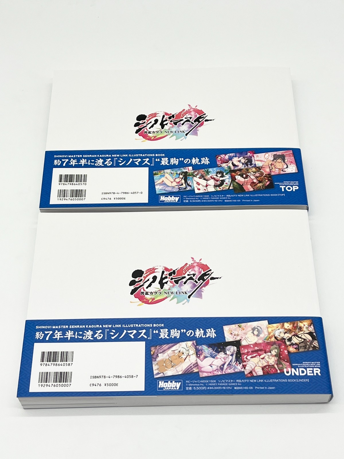 Shinobi Master Senran Kagura New Link Illustrations Book Vol 1-2 Japanese Text