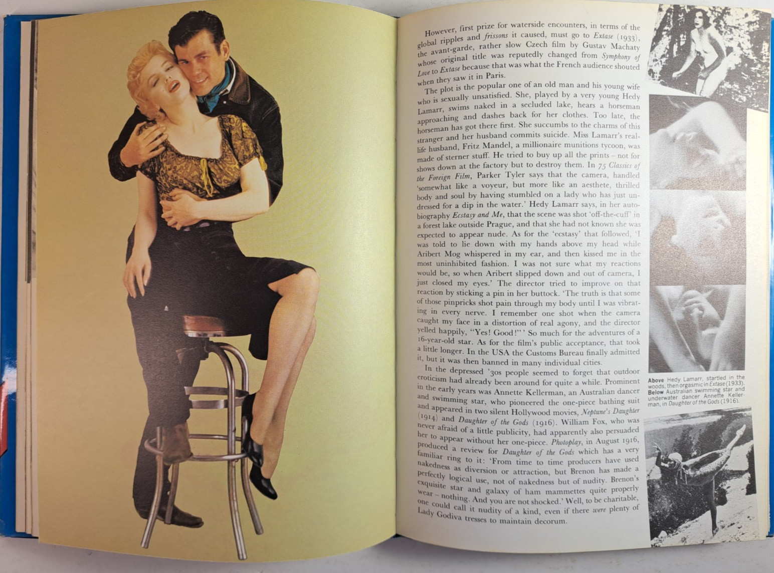 Erotic Movies by Richard, Hardcover, Dust Jacket, 1977