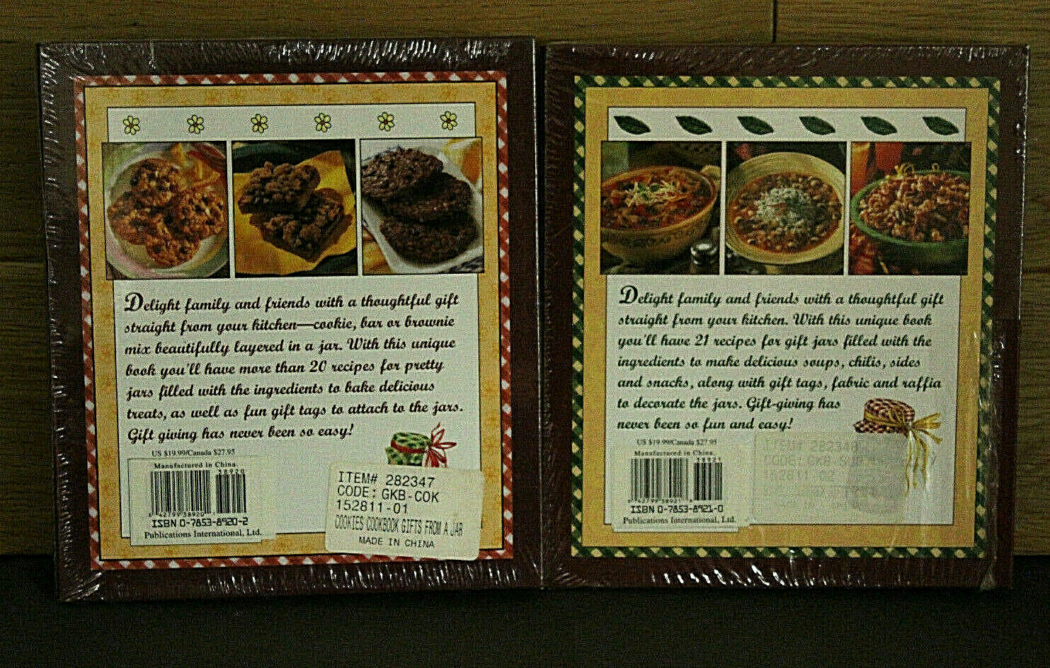 Set of 2 Gifts from a Jar (Cookies, Brownies, Bars – Soups, Chilis, More) *NEW*