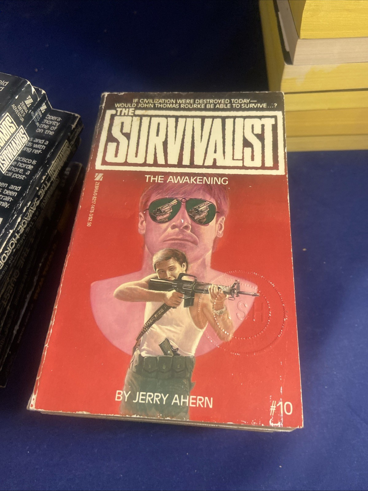 The Survivalist Jerry Ahern PAPERBACK LOT 1-16; 19-24 + Mid-Wake/The Legend NICE
