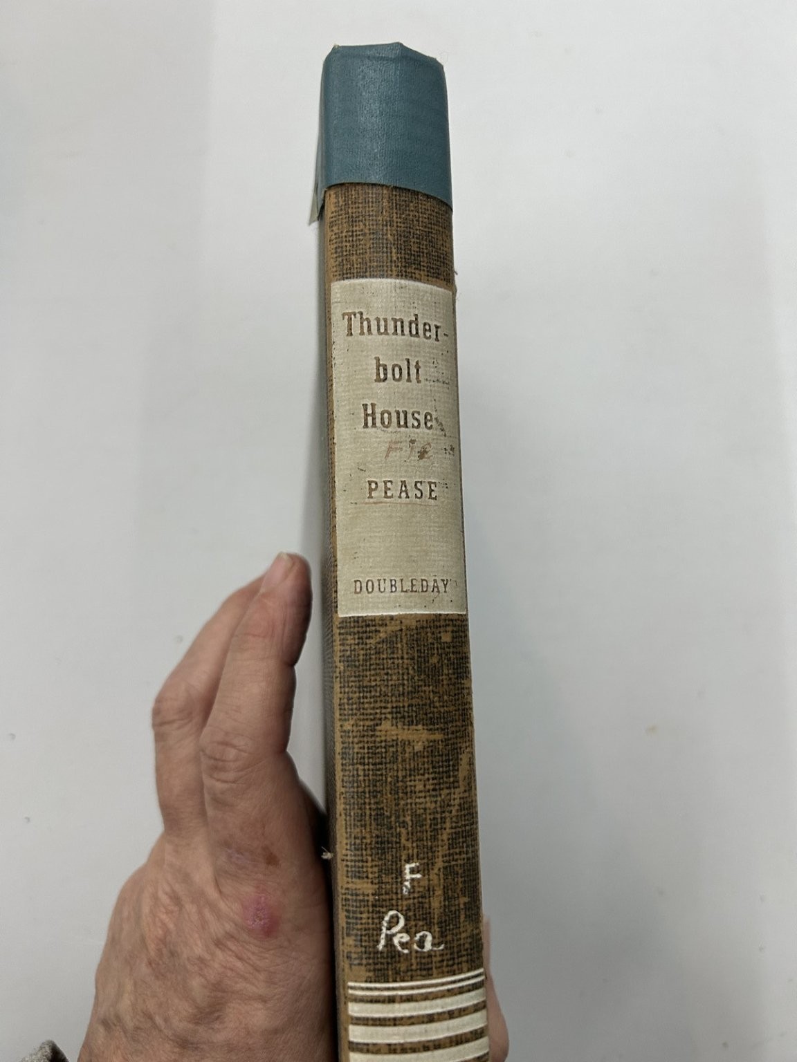 Thunderbolt House Howard Pease 1944 Doubleday Fiction Classic Novel