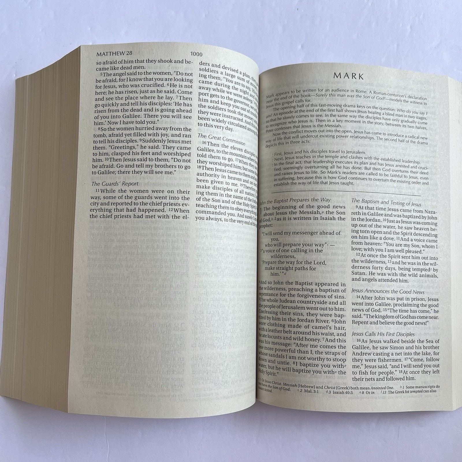 New International Version NIV Holy Bible Larger Print Paperback Book Zondervan
