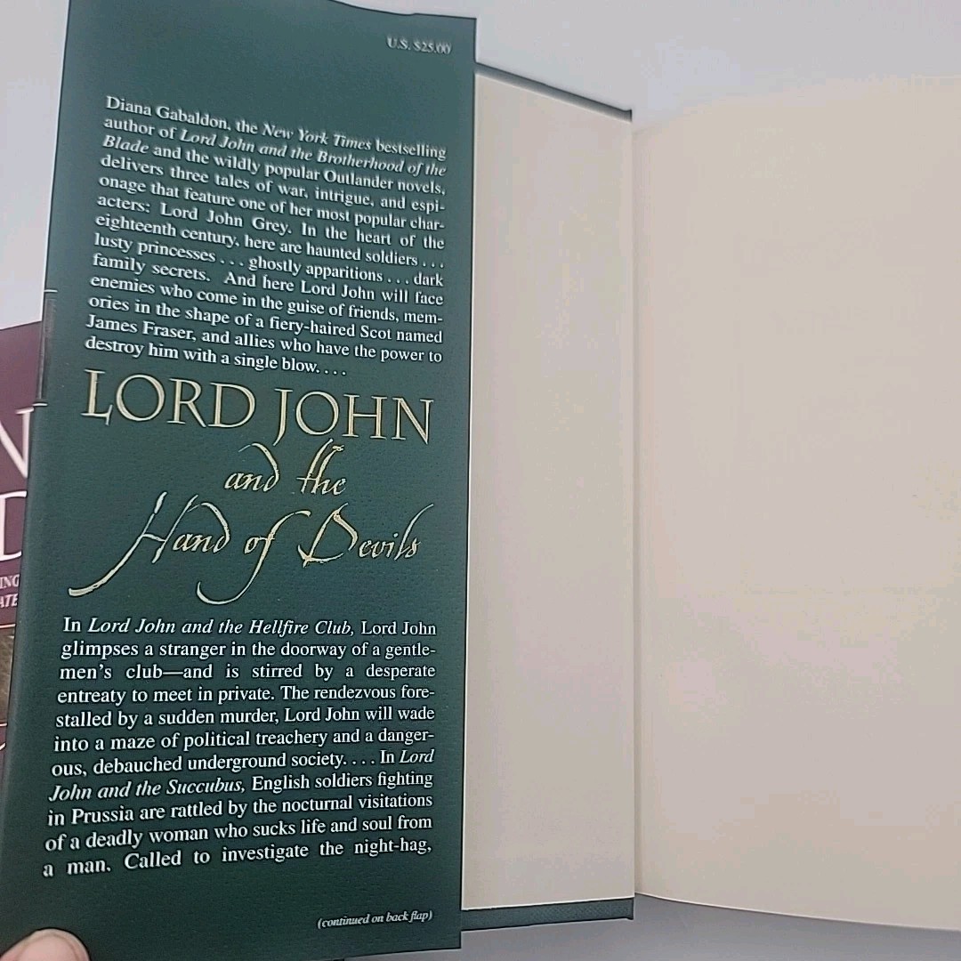 Set of 3 Lord John Novels by Diana Gabaldon: Brother Of The Blade, Private Mat..