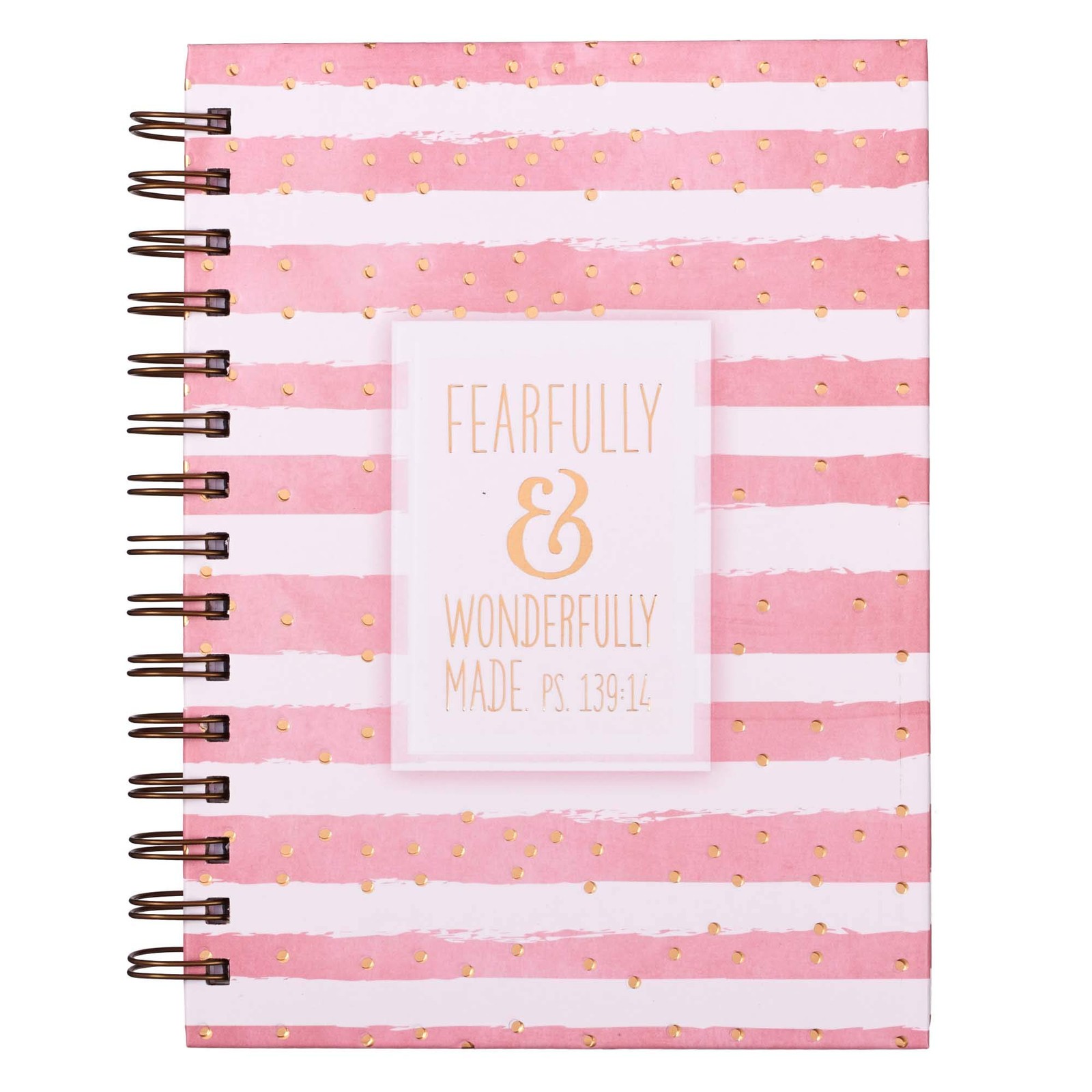 Christian Art Gifts Journal w/Scripture Fearfully and Wonderfully Made Psalm…