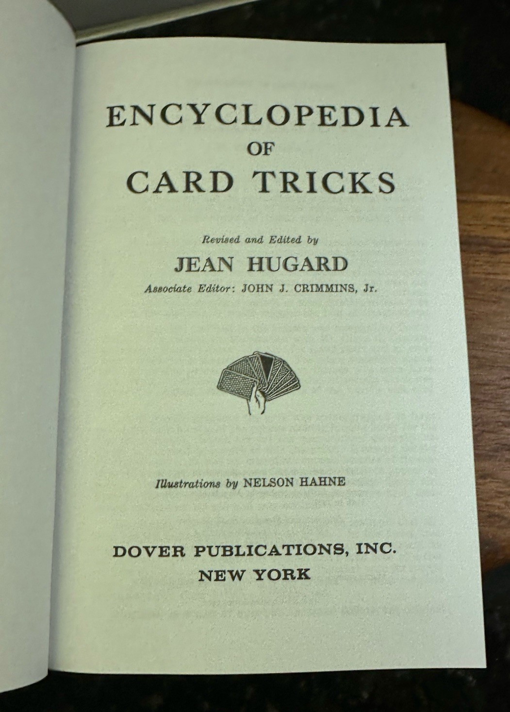Encyclopedia Of Card Tricks by Jean Hugard Dover Publications 2017 Trade PB