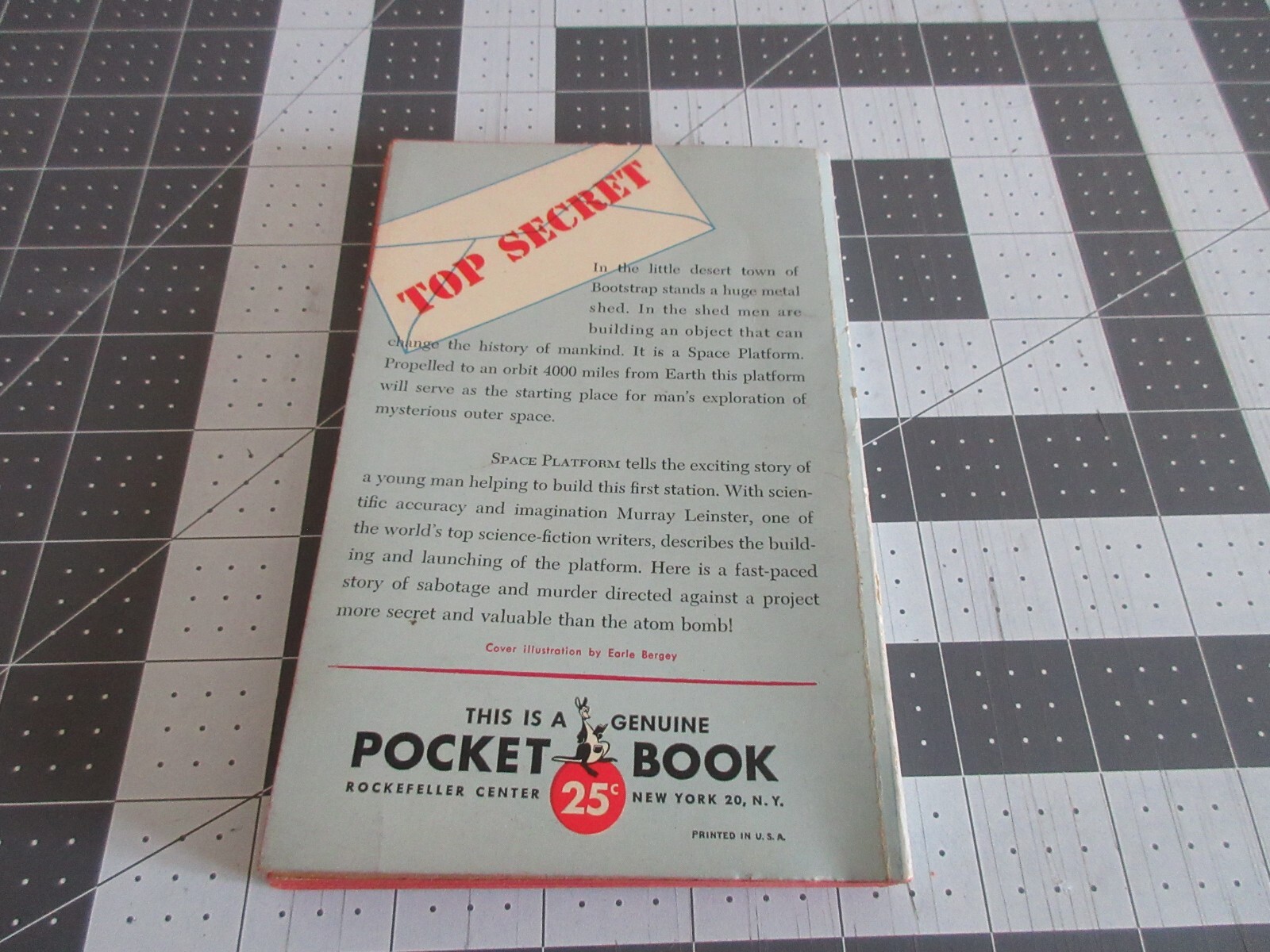 Space Platform By Murray Leinster Paperback Pocket Books #920 Vintage Sci-Fi