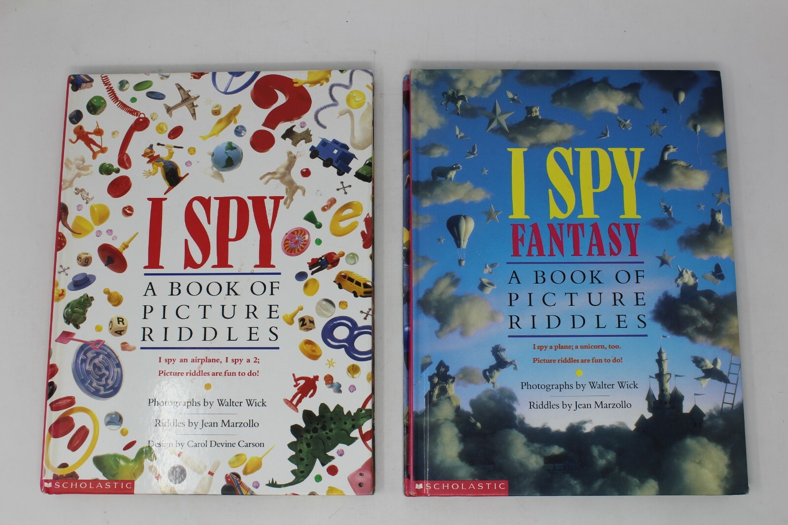 Lot of 5 of I SPY BOOKS A Book of Picture Riddles Hardcover – Random