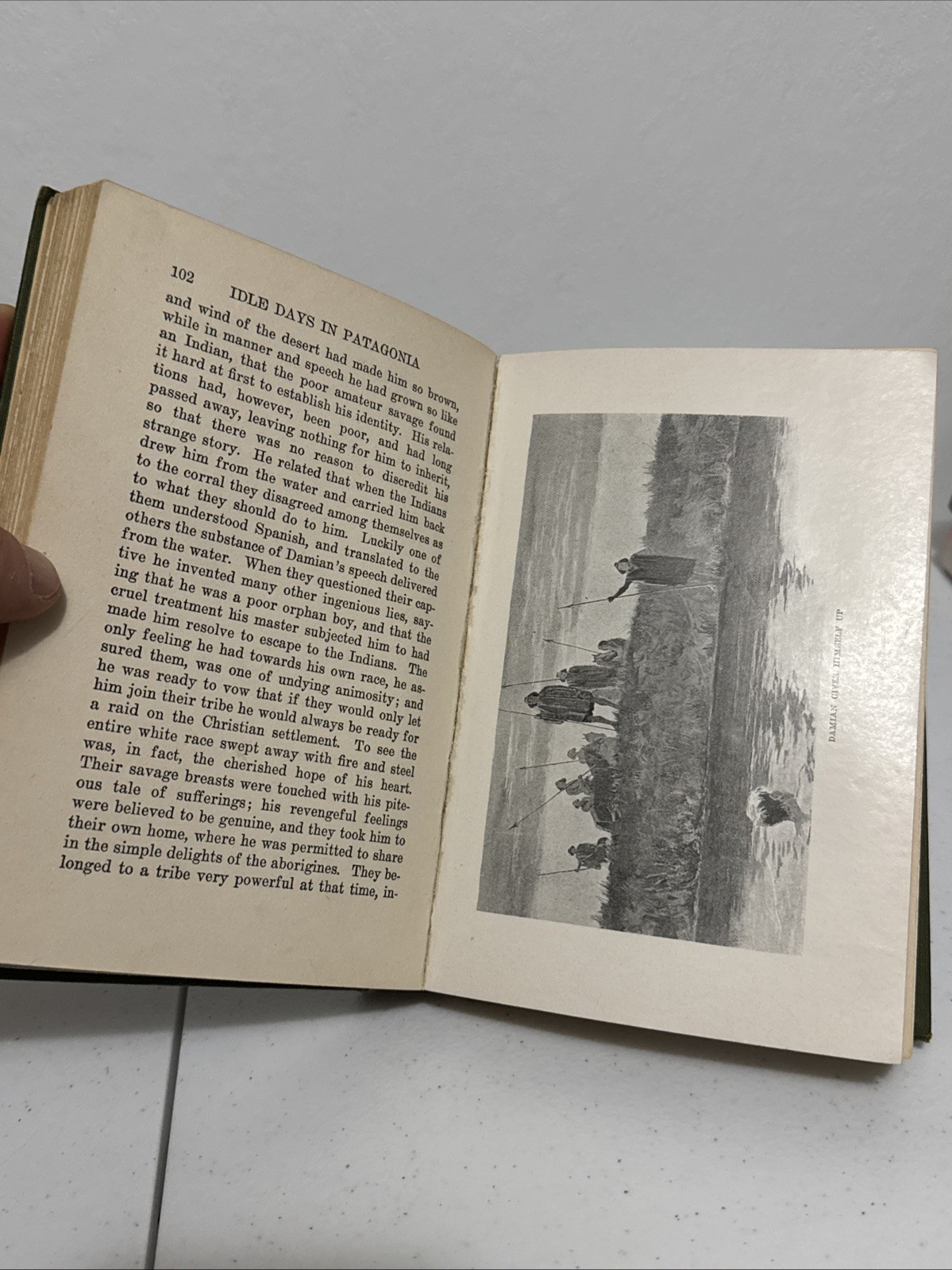 Idle Days in Patagonia by W.H. Hudson-First American Edition-1917