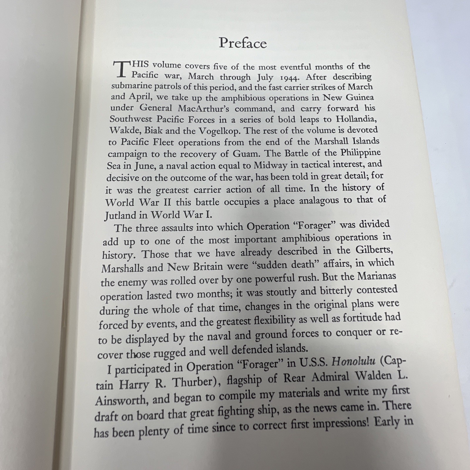 New Guinea And The Marianas by Samuel Eliot Morison (1953, First Edition, HC)