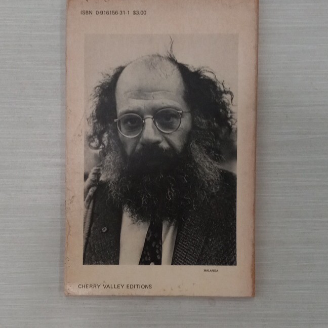 Poems All Over the Place by Allen Ginsberg Paperback Cherry Valley 1978 First E…