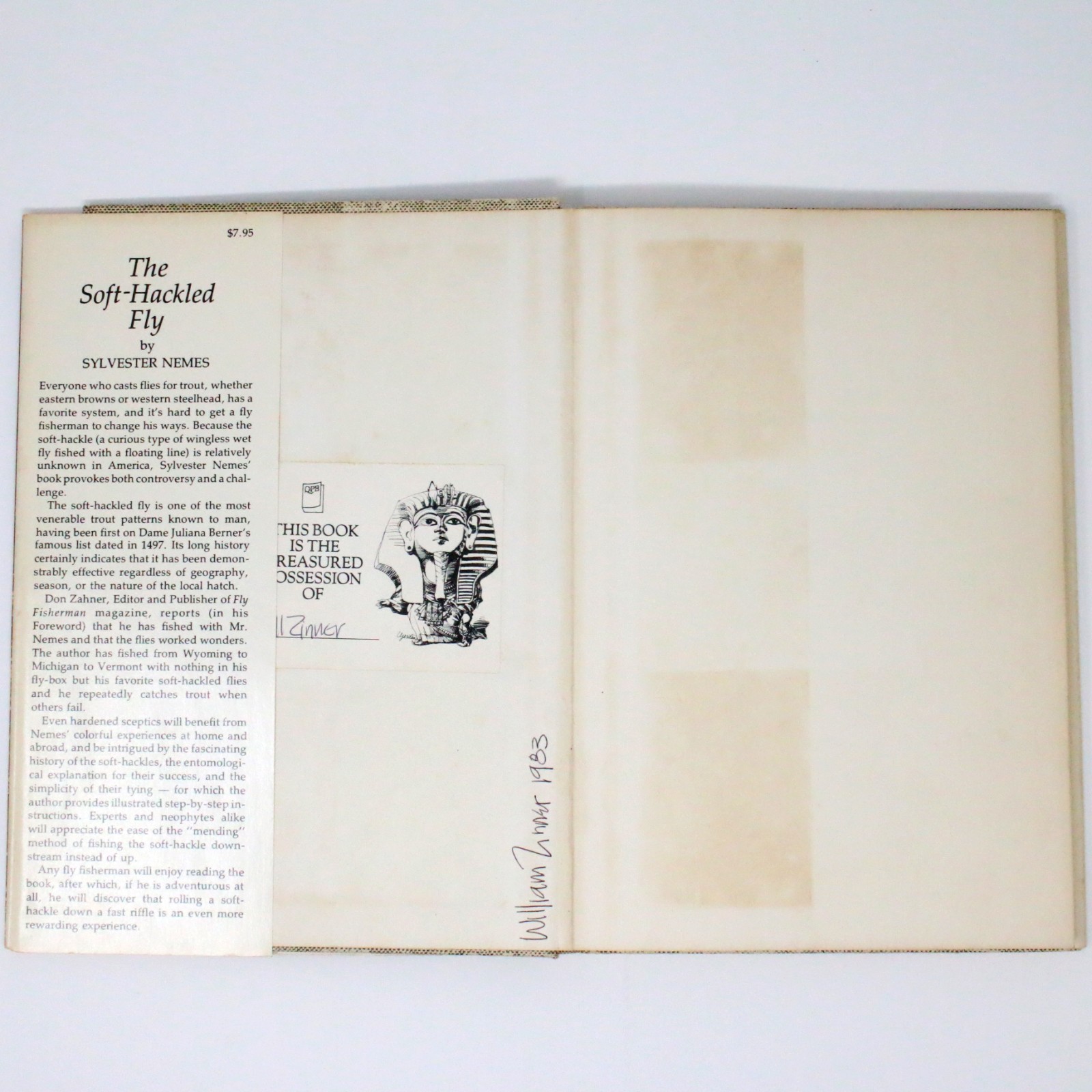 The Soft-Hackled Fly – Trout Fisherman’s Guide by Sylvester Nemes 1975 HC/DJ