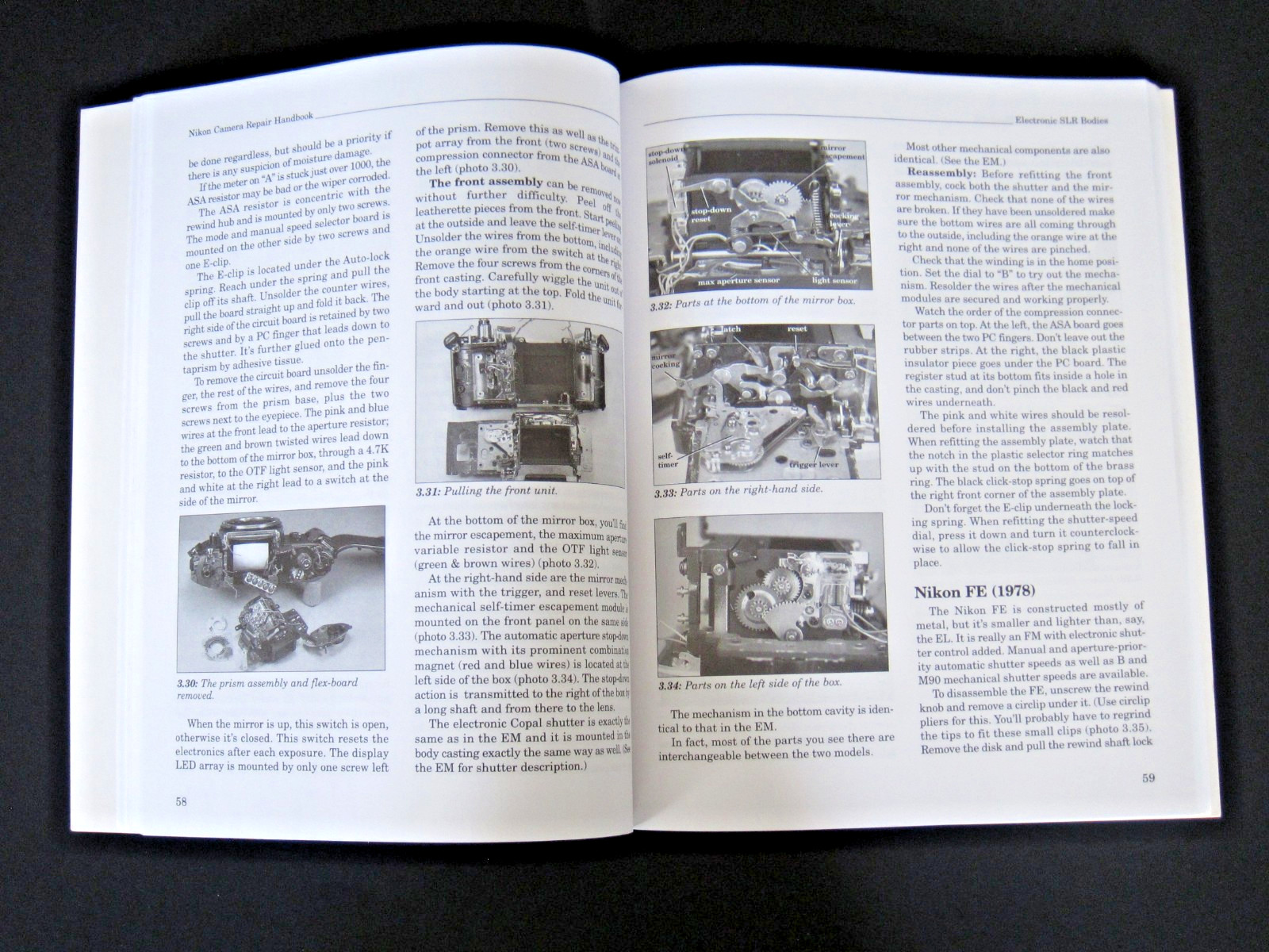 Nikon Camera Repair Handbook: Repairing & Restoring Collectible Nikon Cameras