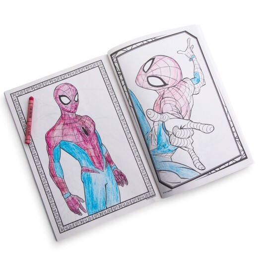 Spider-Man 80 Page Jumbo Coloring and Activity Book – With Free 16 Color Crayons