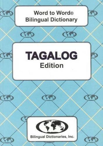 Tagalog edition Word To Word Bilingual Dictionary C. Sesma M.A. paperback Go…