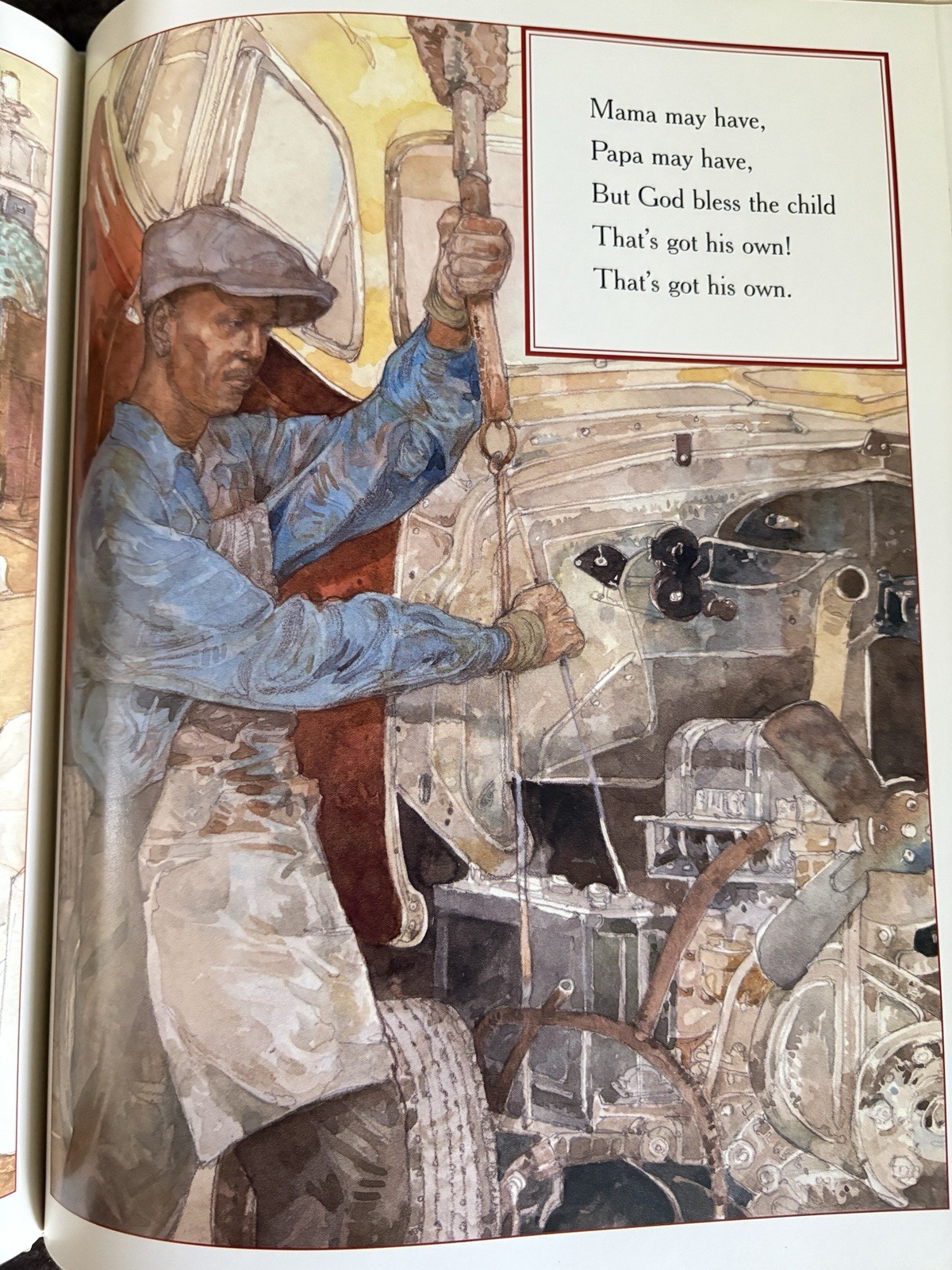 God Bless the Child by Billie Holiday and Arthur Herzog Jr. SIGNED Jerry Pinkney