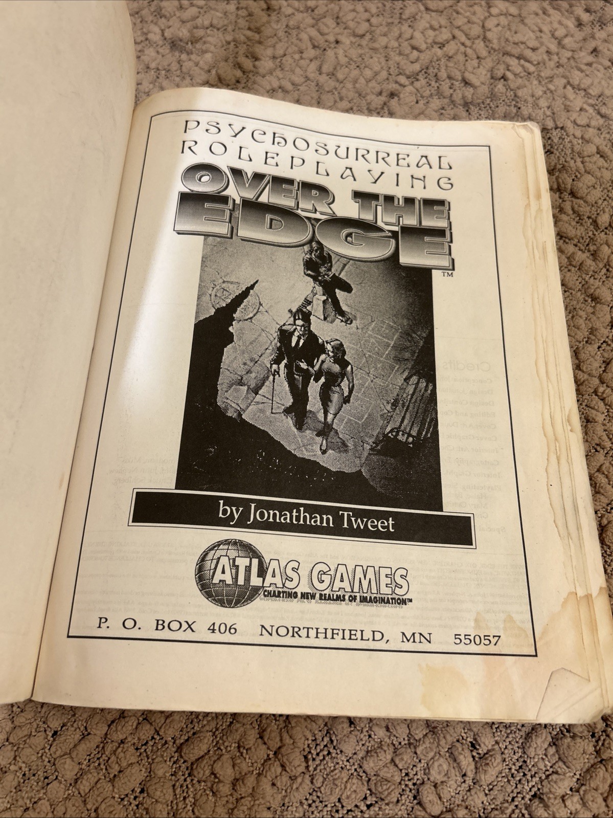 Atlas Games AG 2000 Jonathan TweetOver the Edge: Psychosurreal Roleplaying