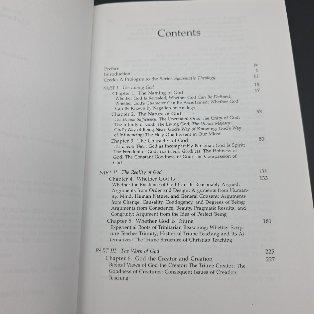 The Living God Systematic Theology, Volume 1 by Thomas C. Oden hardcover 2001