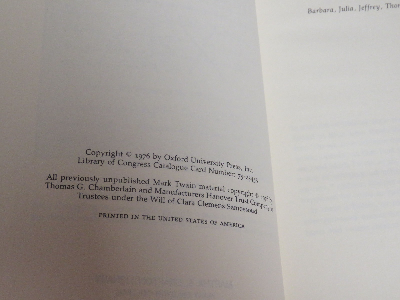 HC Book The Art of Mark Twain by William M. Gibson 230 Pages 1976