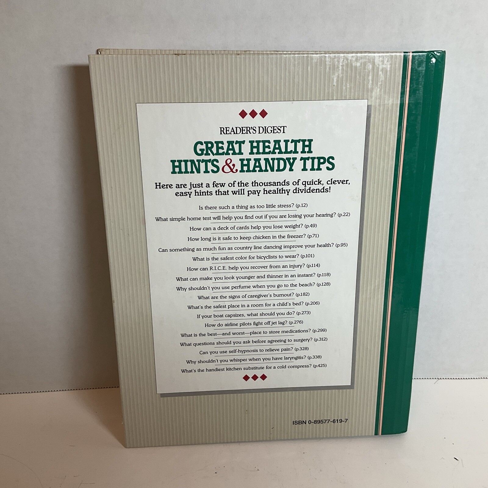 Great Health Hints And Handy Tips by Reader’s Digest (1994, Hardcover)