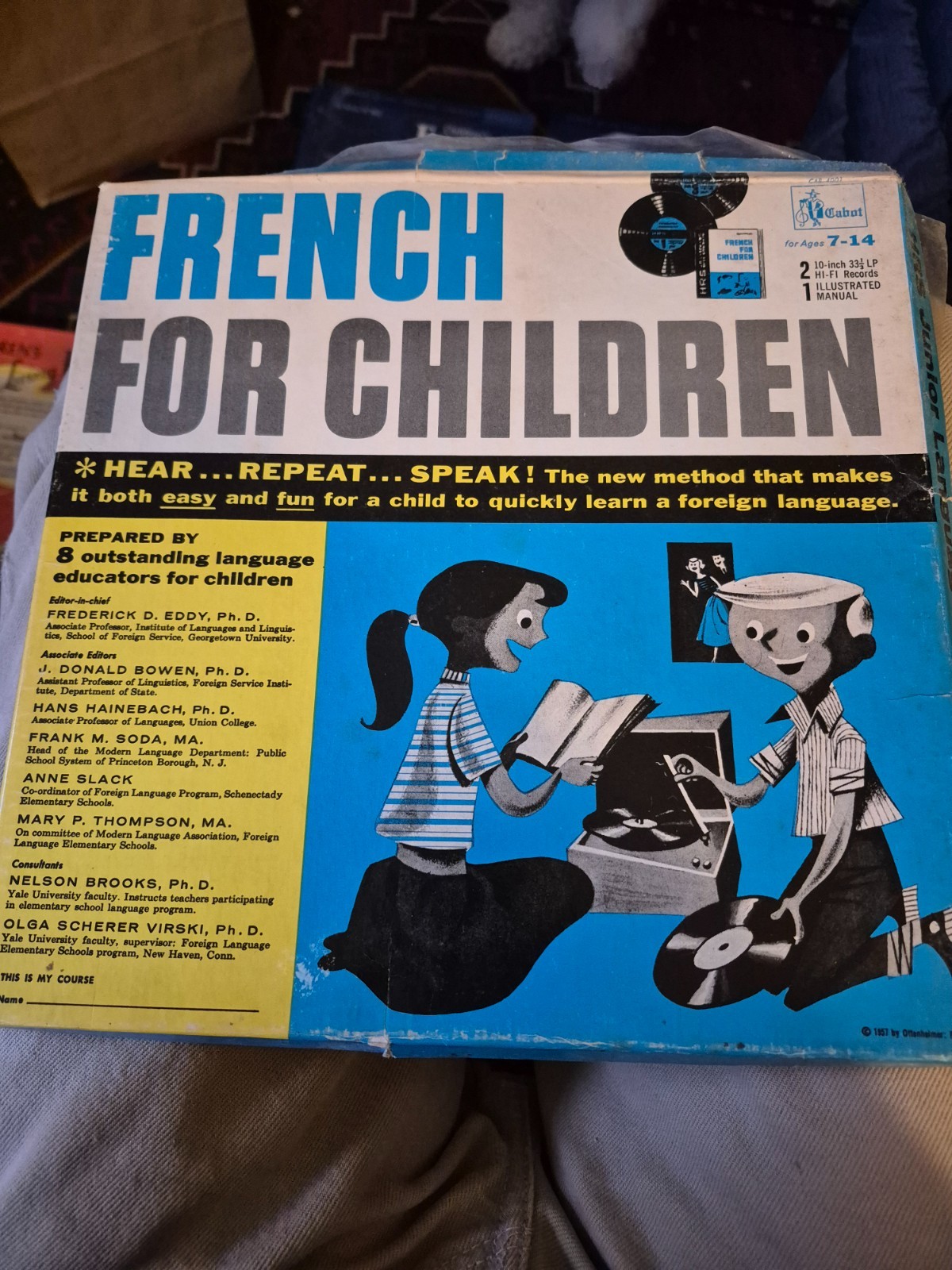 HUGE LOT Power-Glide CHILDRENS French Books CDs Robert Blair PLUS RECORDS!