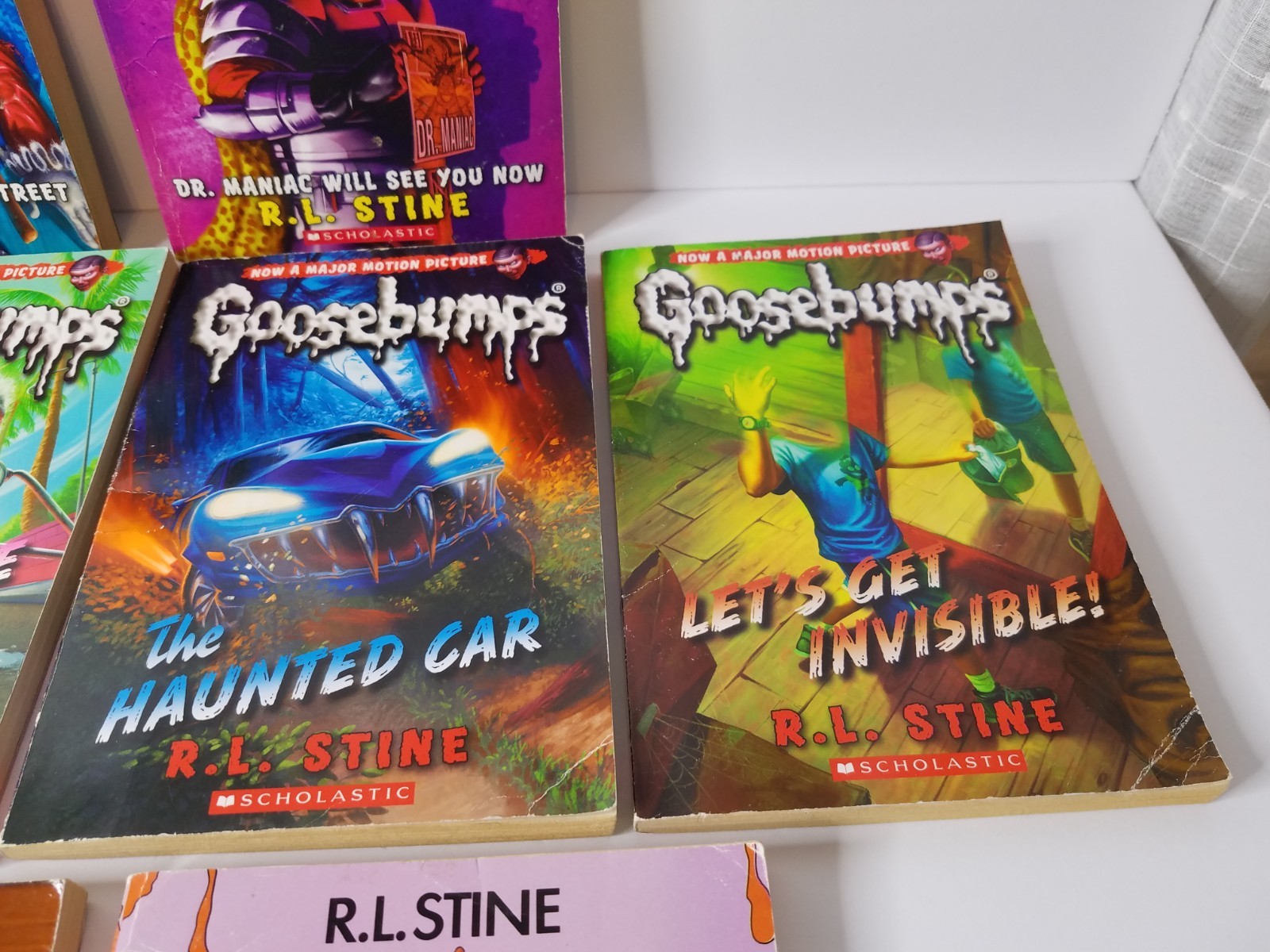 Mix Lot 9 Goosebumps R L Stine PB Books Scholastic Publications 1990s &2000s