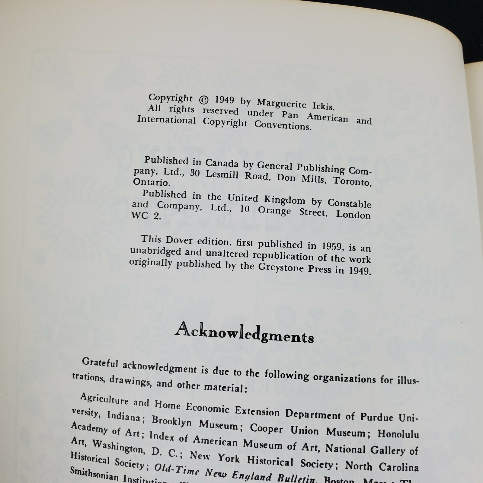 1949 Quilt Making and Collecting 482 Illusitrations by Marguerite Ickis 274 pgs