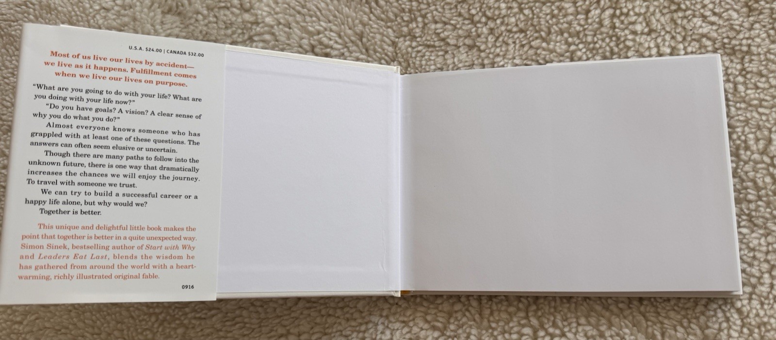 Together Is Better : A Little Book of Inspiration by Simon Sinek