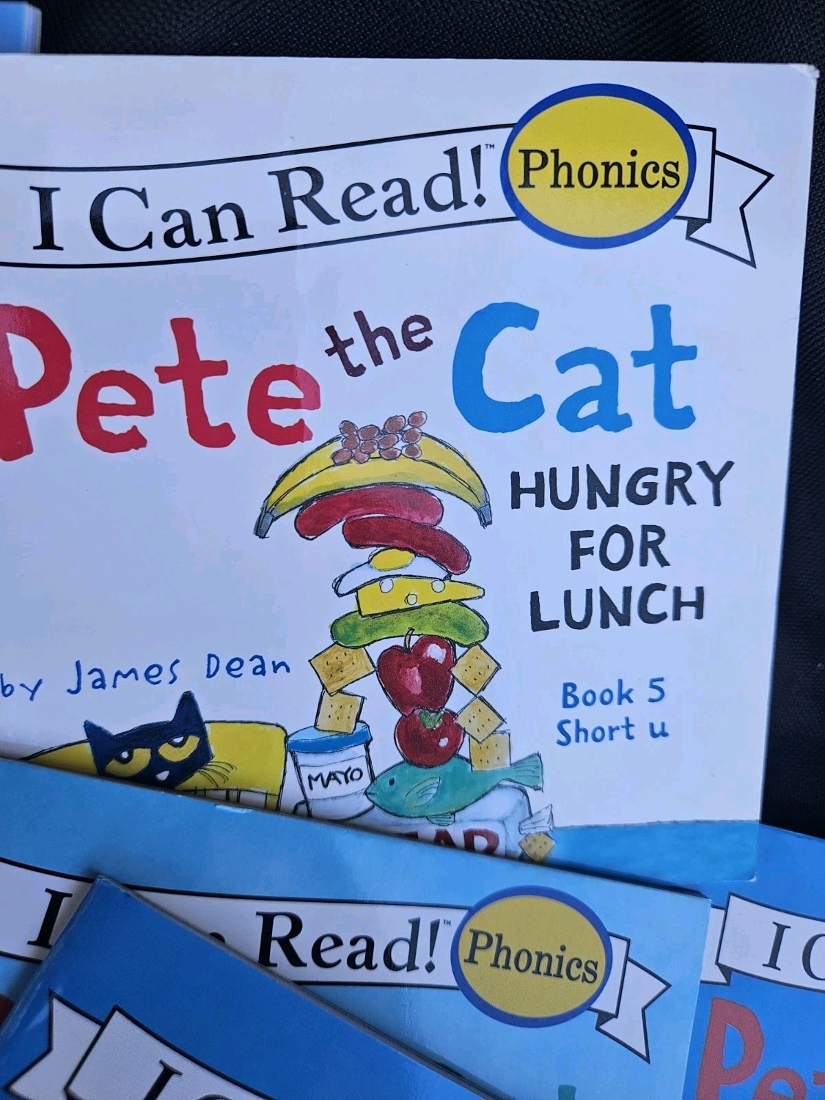 Pete the Cat Childrens Kids Books Lot Of 12 I Can Read Phonics Set By James Dean