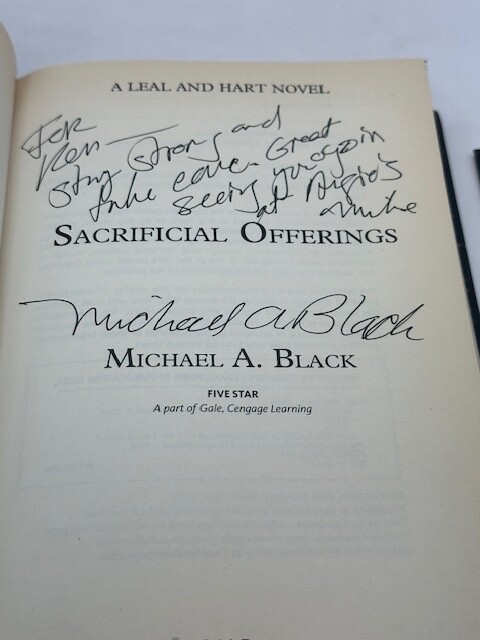 Sacrificial Offerings Signed by Michael A. Black