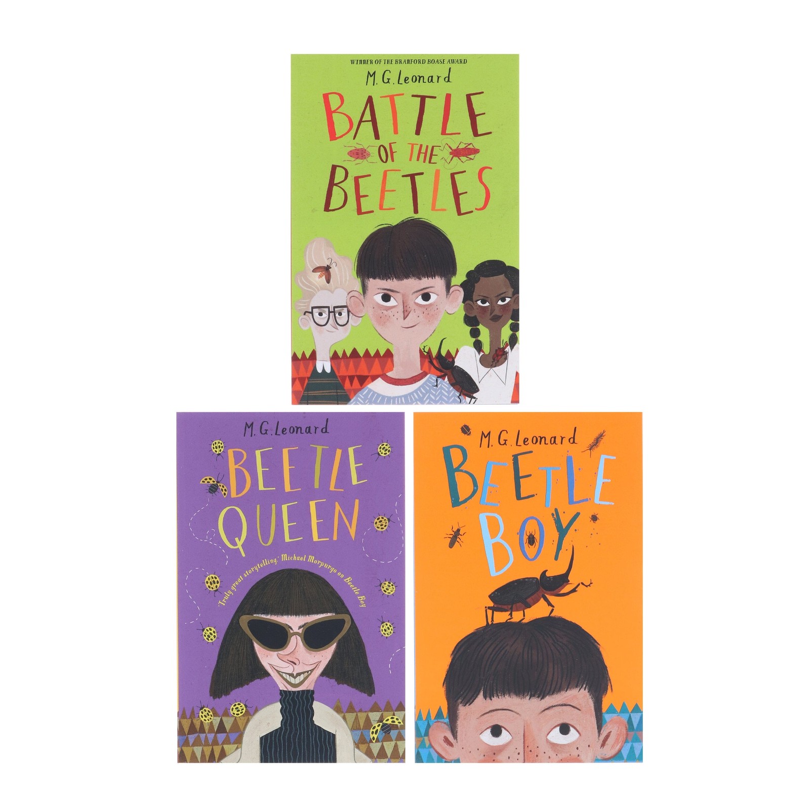 Beetle Boy Series by M.G. Leonard 3 Books Collection Set – Ages 9+ – Paperback