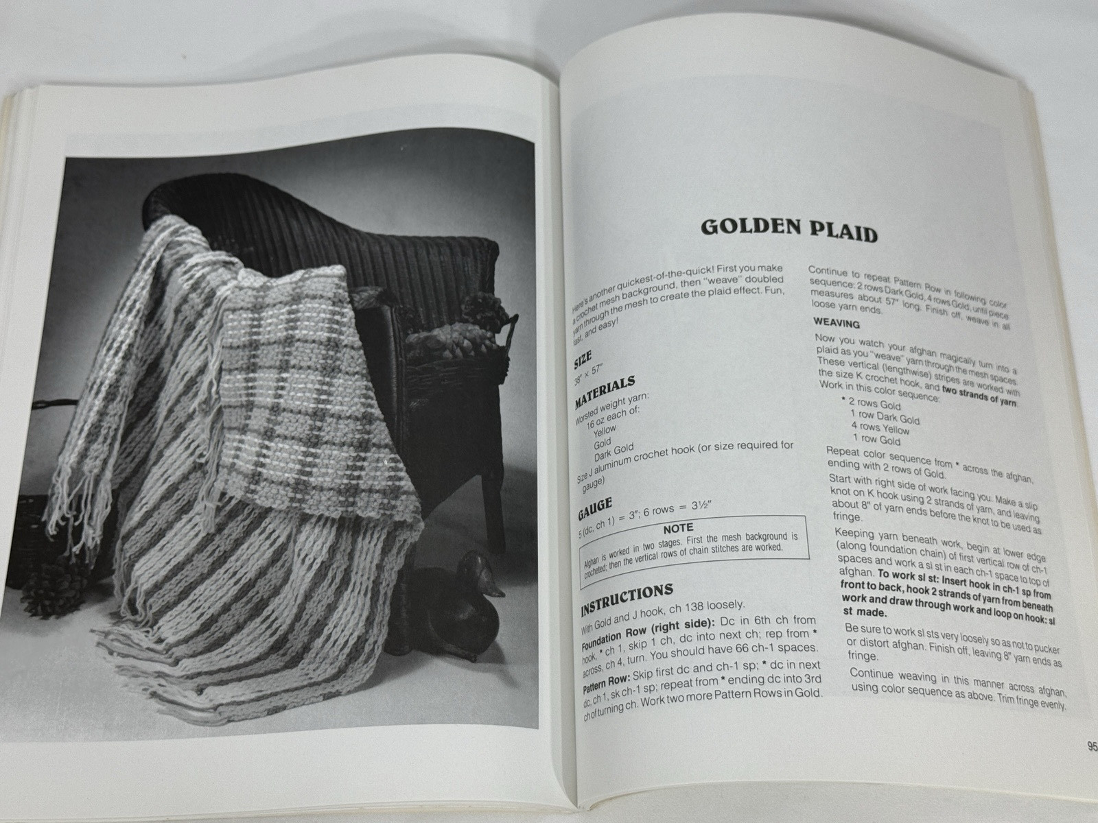 7-Day Afghans Jean Leinhauser Rita Weiss Paperback Quilts Sewing Crochet Knits