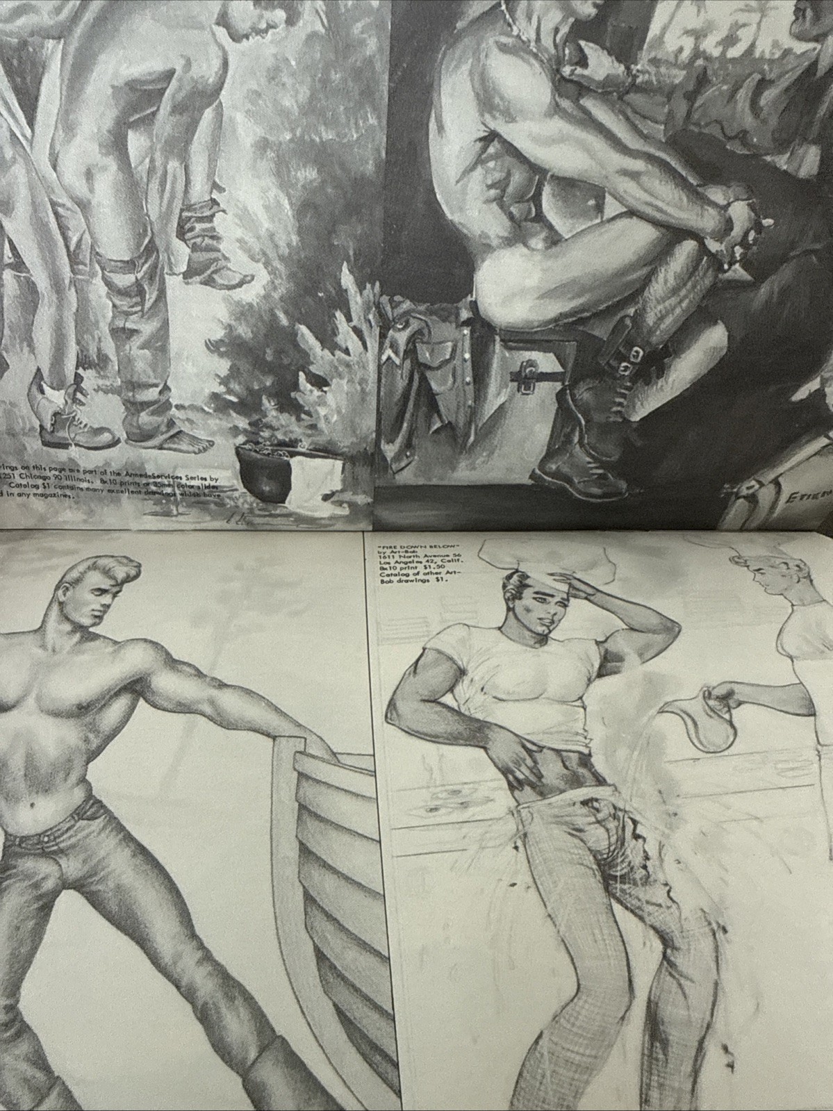 Physique Pictorial Volume 8 # 1, 2, 3 and 4 – Spring, Summer, Fall & Winter 1958
