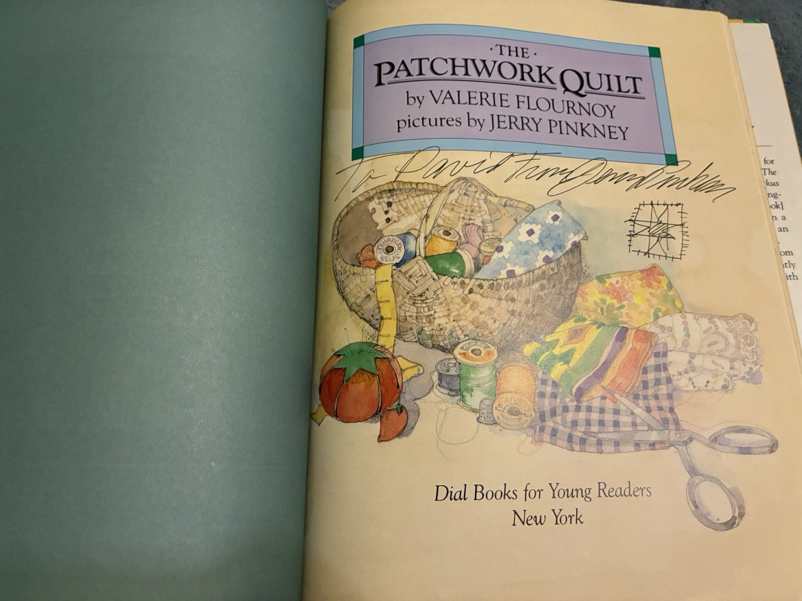 The Patchwork Quilt by Valerie Flournoy 1985 Signed