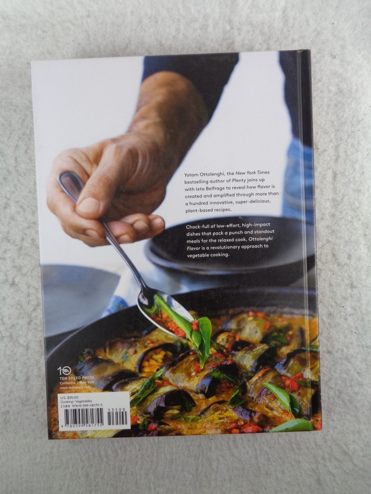 Ottolenghi Flavor A Cookbook Yotam Ottolenghi Ten Speed Press 1st US Ed HC Book