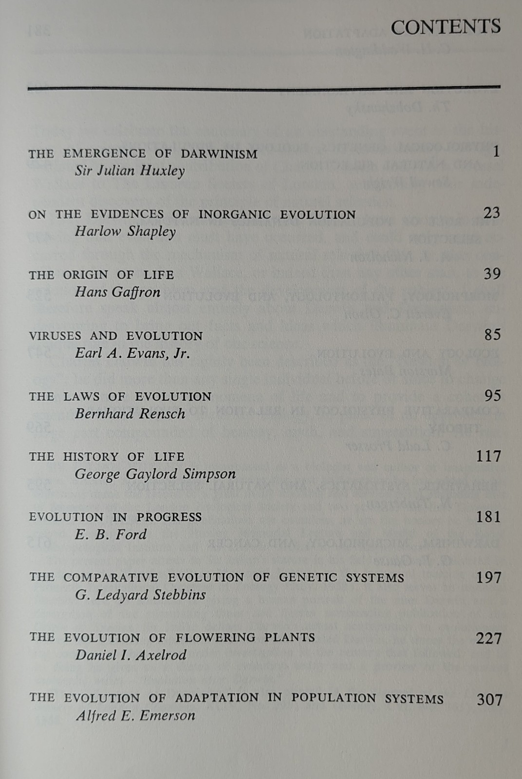 Evolution After Darwin The University Of Chicago Centennial 3 Volume HB 1960
