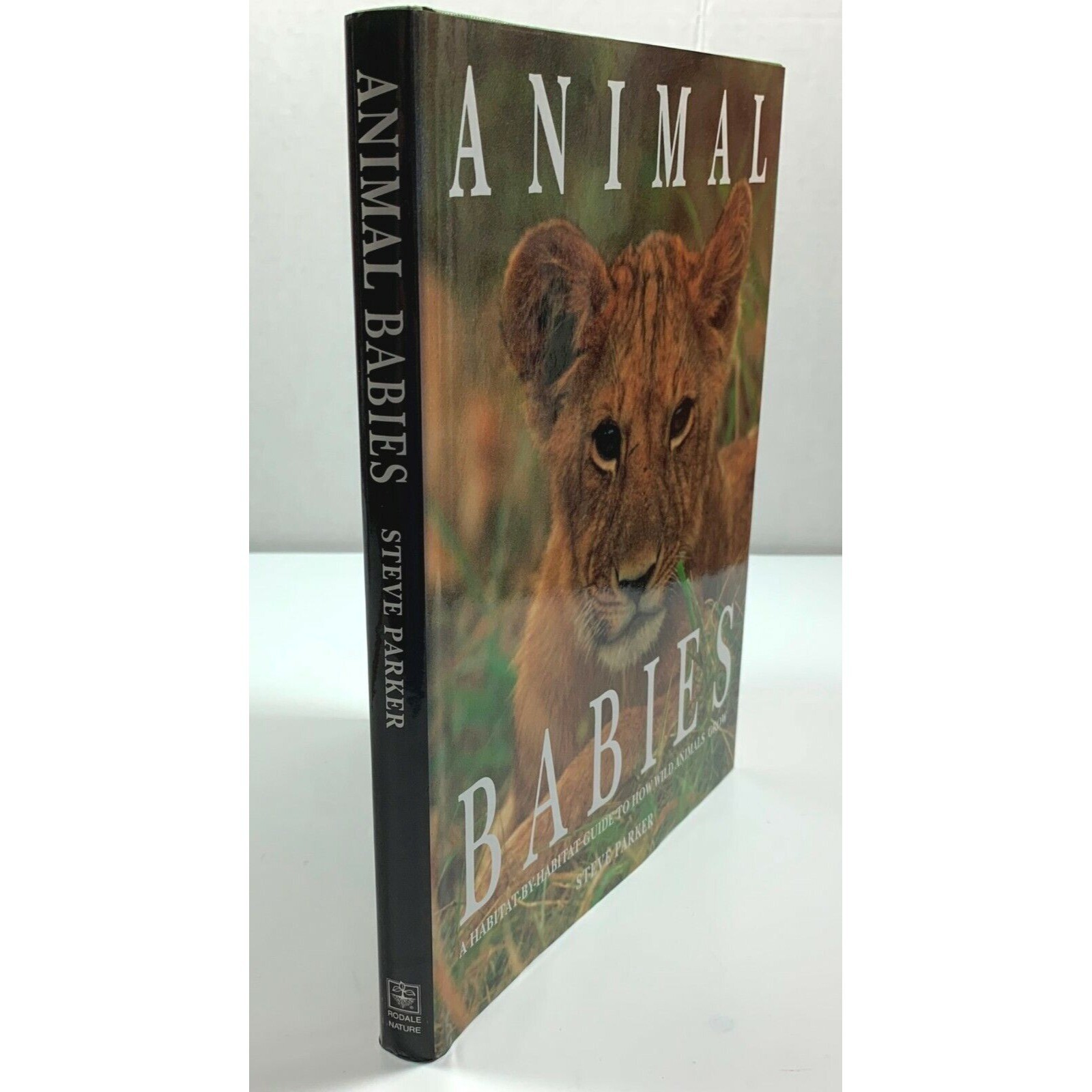 Animal Babies Steve Parker Hardcover Book Habitat Guide to Wild Animals 1994
