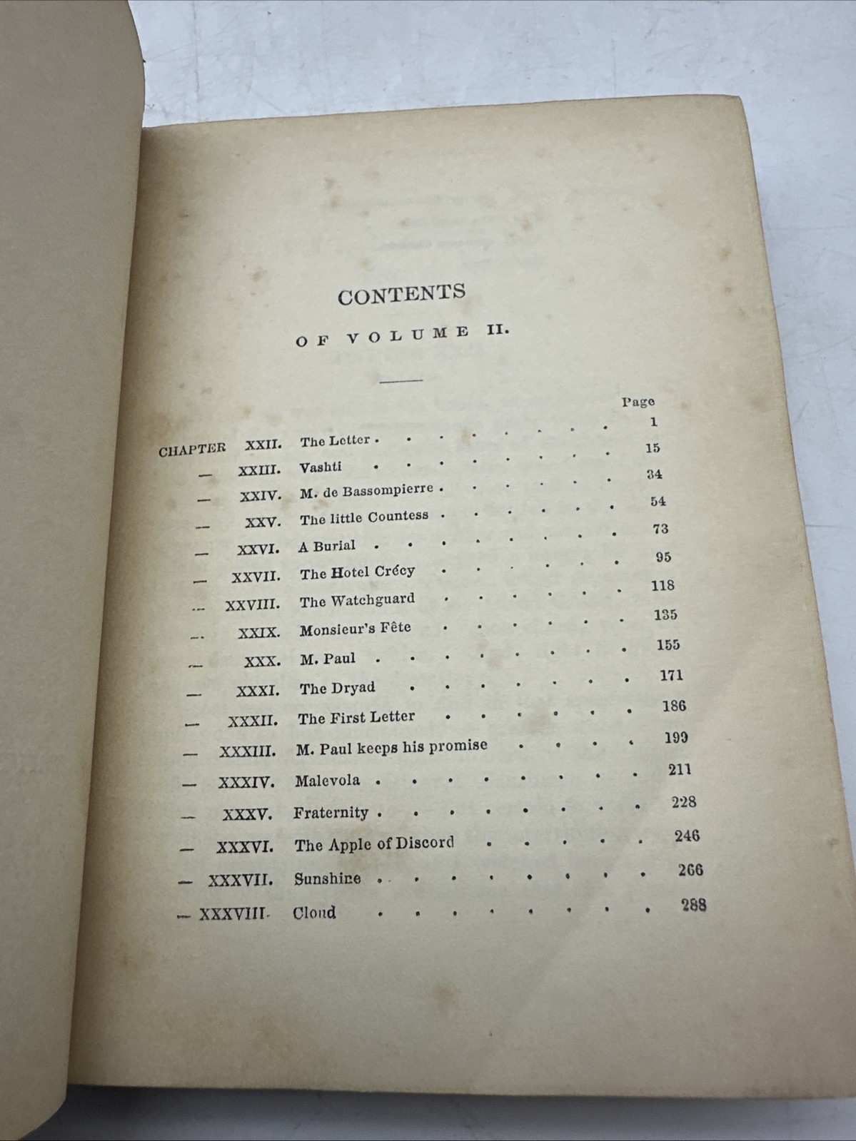 Charlotte Bronte Villette Vol I-II Victorian Cloth Antique Book Set (31-8)