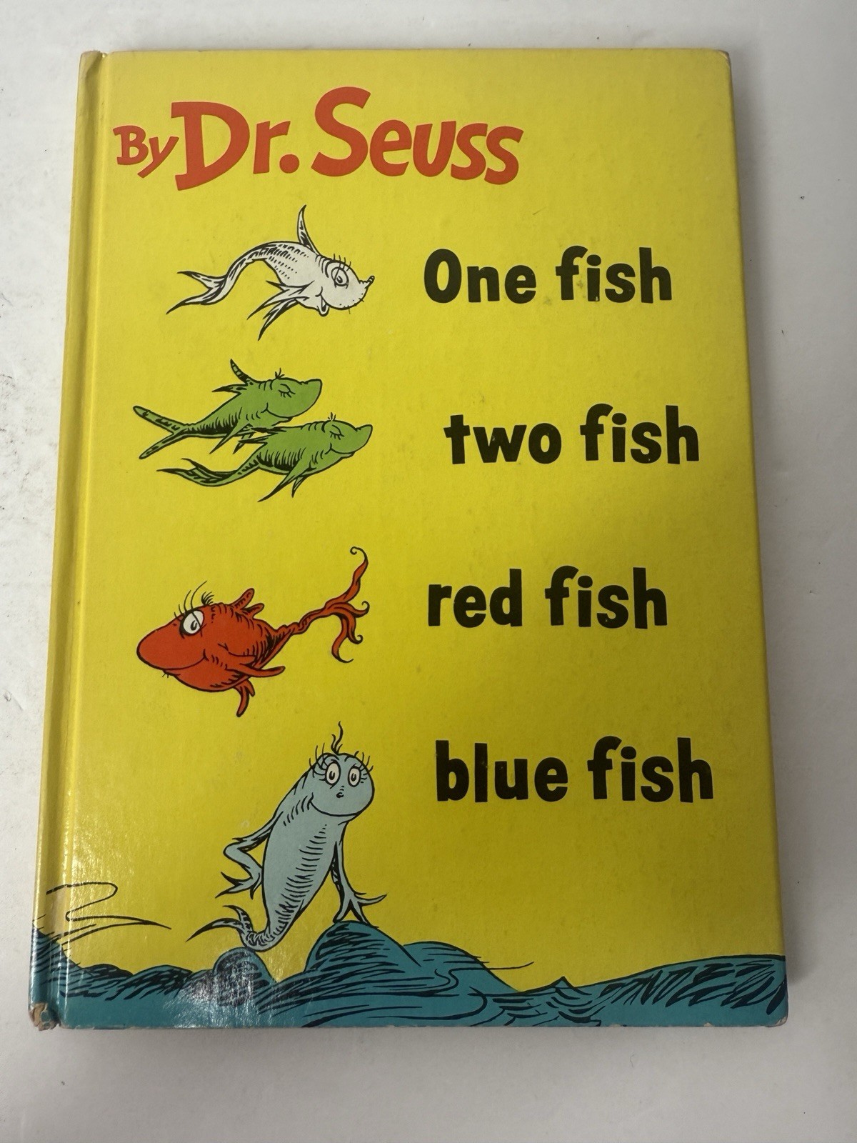 VTG 70s Dr Suess 1st Edition Books Lot of 7 with 1975 Cat in the Hat Plush Toy