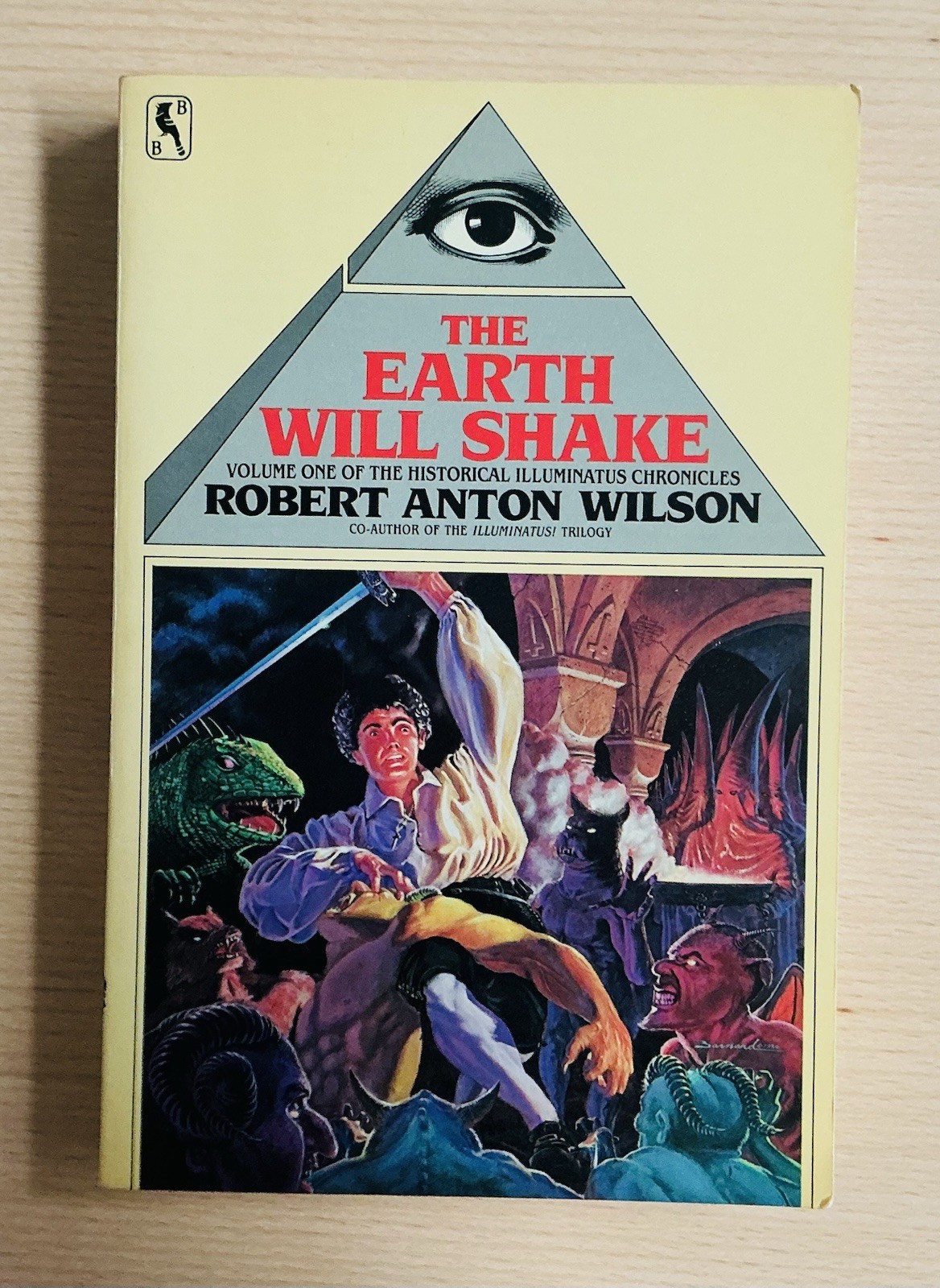 THE EARTH WILL SHAKE & WIDOW’S SON Robert Anton Wilson 1st TPB SF ILLUMINATUS
