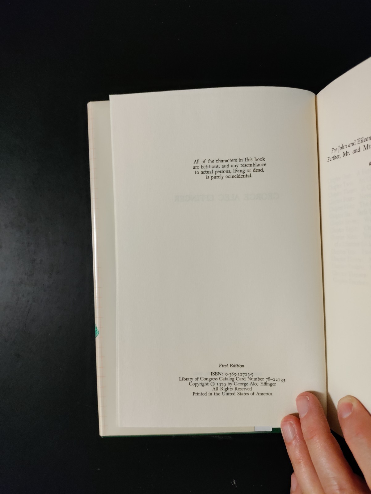 Heroics by George Alec Effinger 1979 HCDJ First Edition