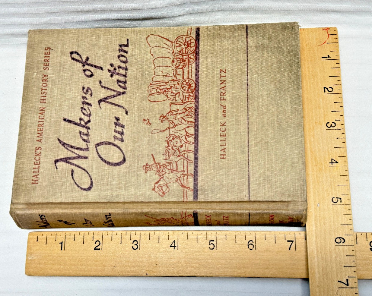 Vintage History Of America Maker’s Of Our Nation Hard Cover 1939 School Book