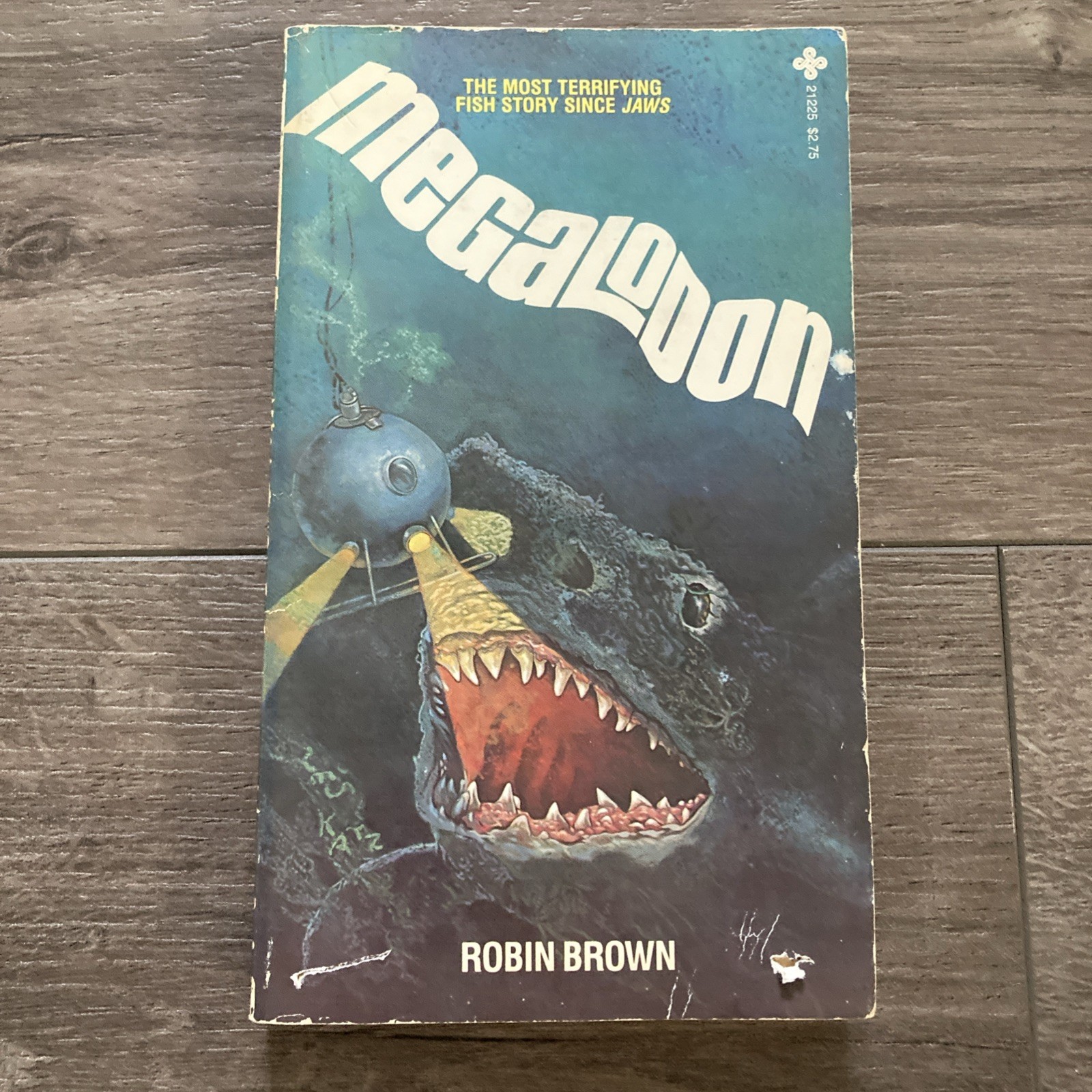 Megalodon by Robin Brown, Playboy Paperbacks Fiction 01, 1st paperback edition