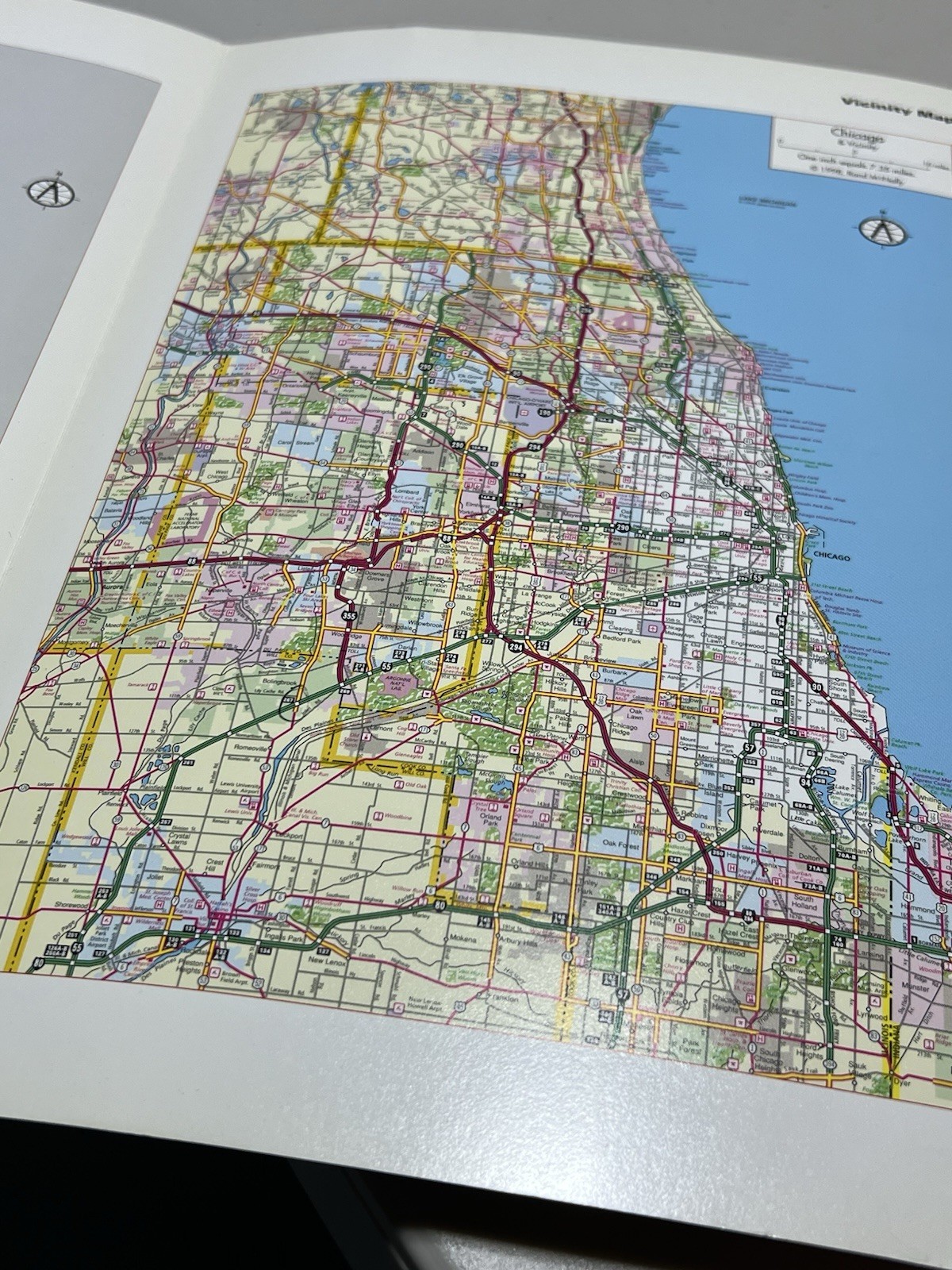 Rand McNally Chicago Cook County Street Finder Map Spiral Bound Book 1999