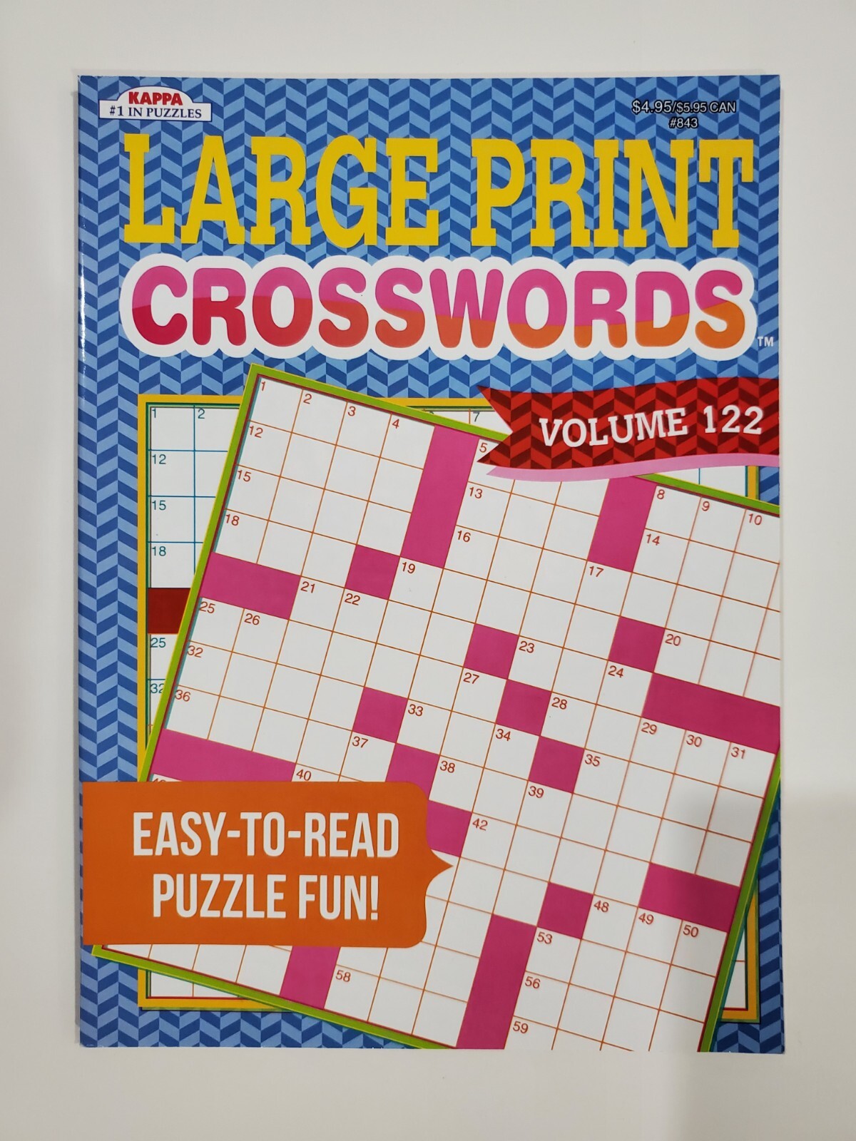 Large Print Crosswords Puzzle Books Kappa Games,Search,Hunt~ Pick up to 20 Vols