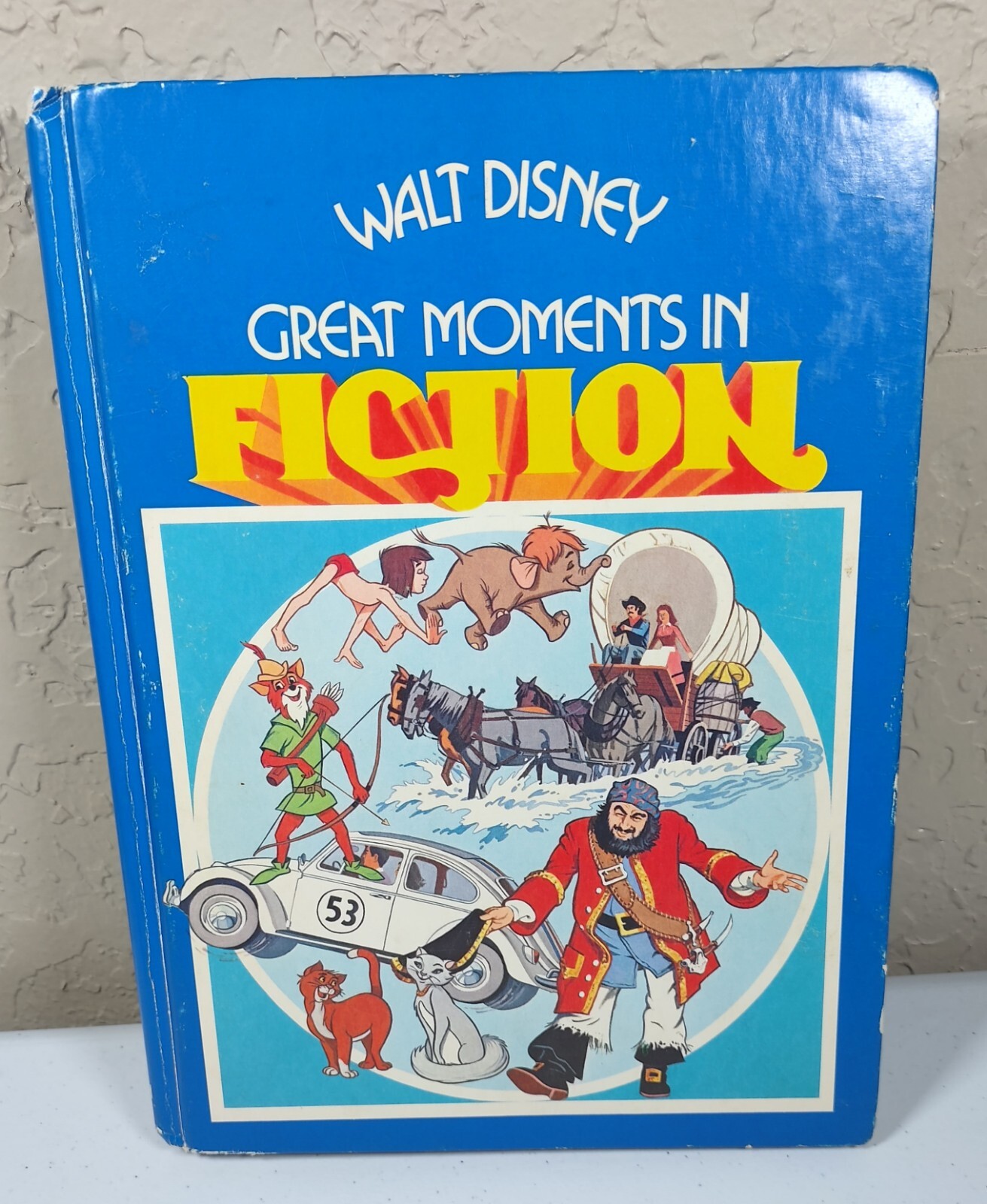 Lot Of 6 VTG HC Books (3) The WALT DISNEY PARADE & (3) WONDERFUL WORLD OF Disney