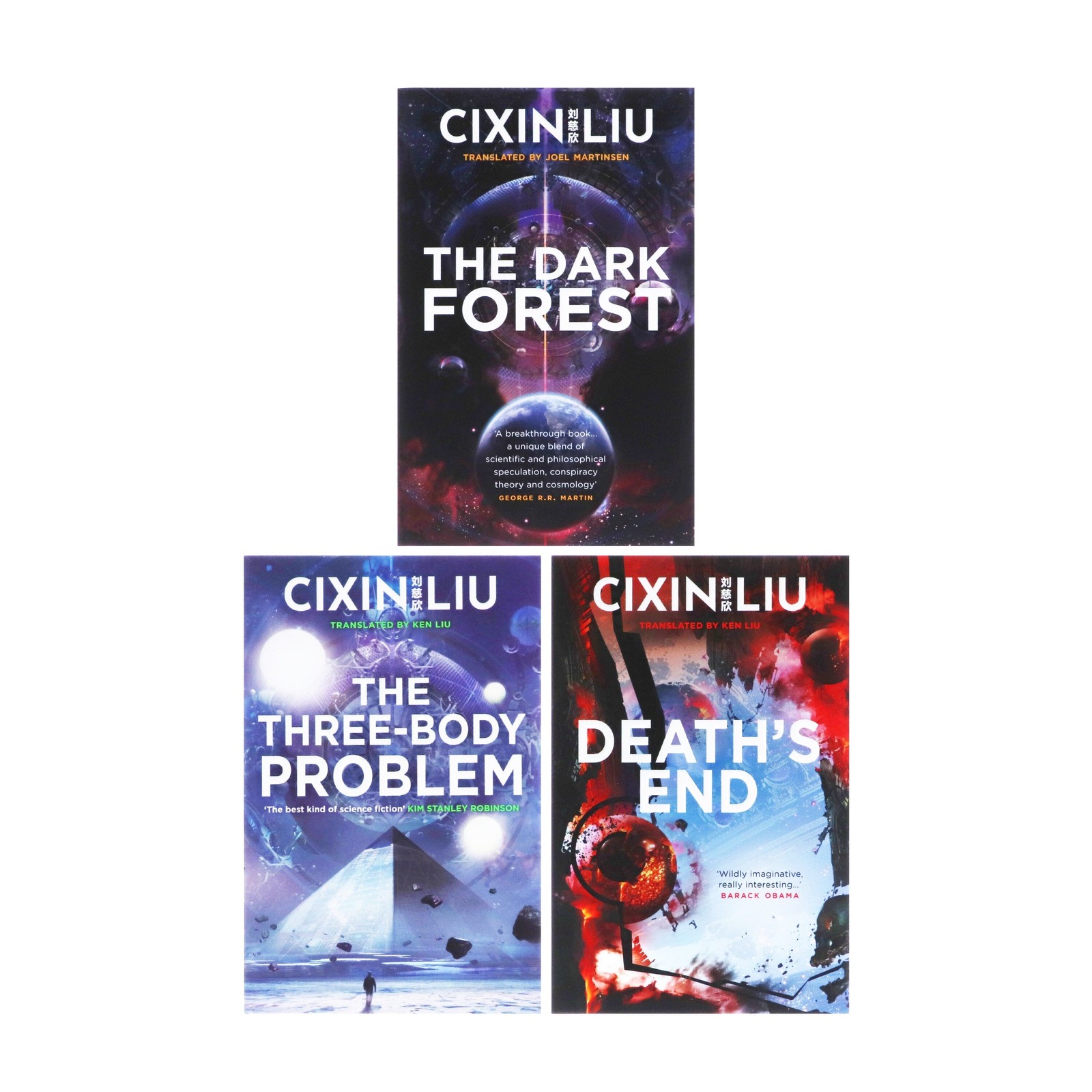 3 Body Problem Remembrance of Earth’s Past Trilogy 3 Books Set – By Cixin Liu