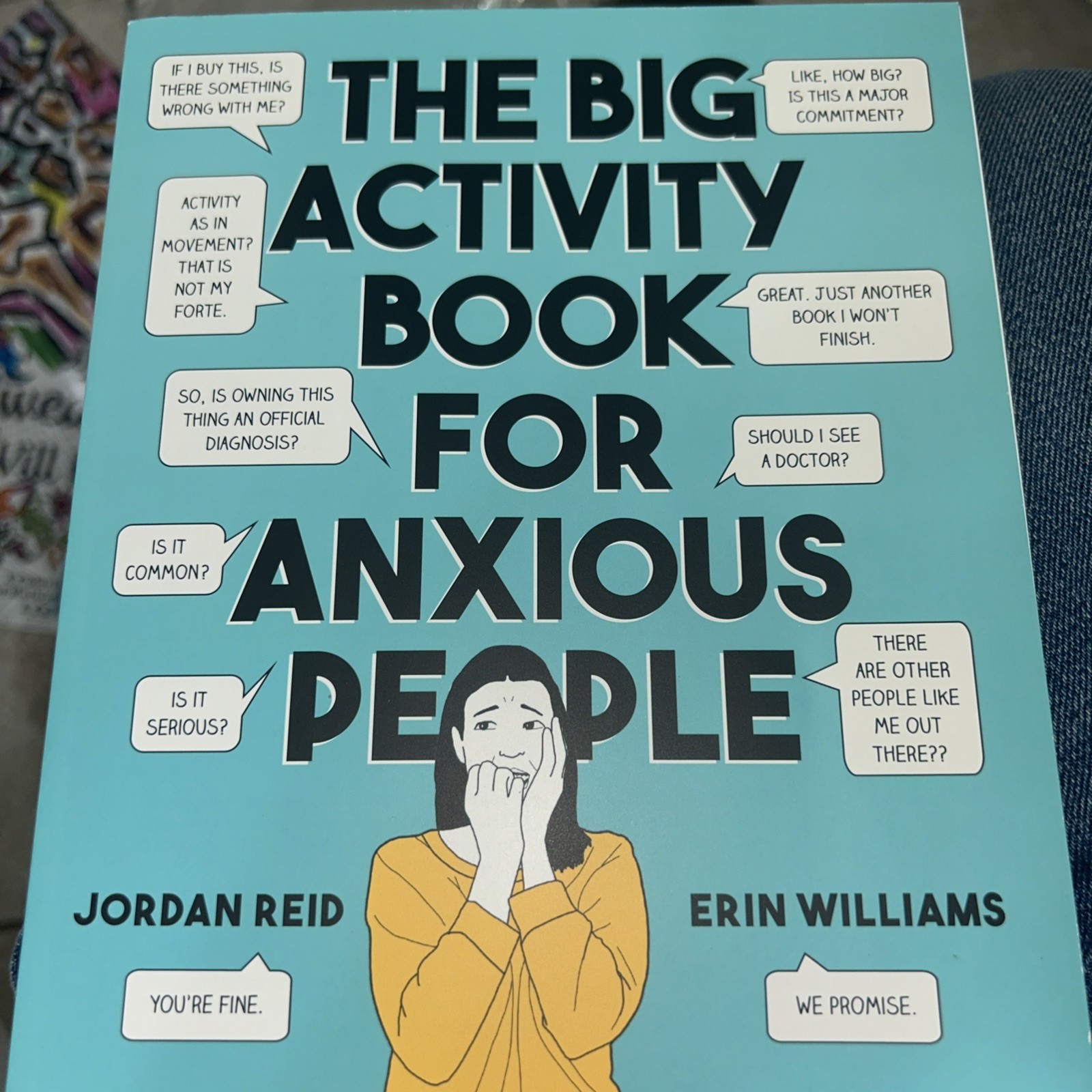 Big Activity Book for Anxious People by Erin Williams and Jordan Reid (2019,…